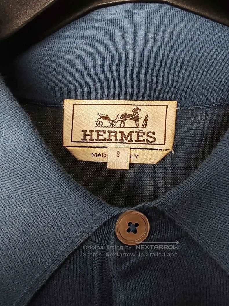 Hermes Hermes Men's Knit Polo Shirt Size US S / EU 44-46 / 1 - 3 Thumbnail