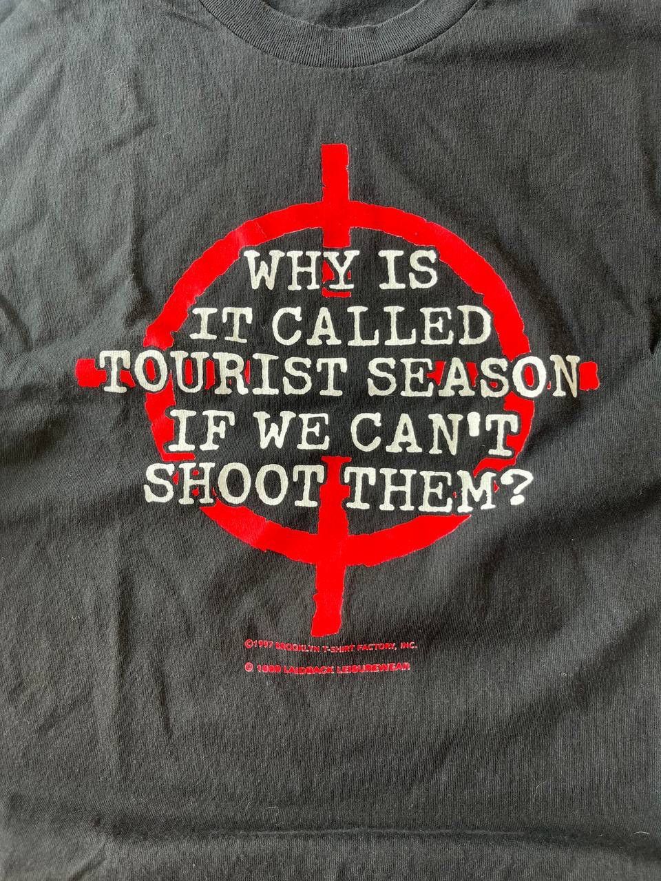 Delta Why Is It Called Tourist Season If We Can't Shoot Them Size US XL / EU 56 / 4 - 2 Thumbnail