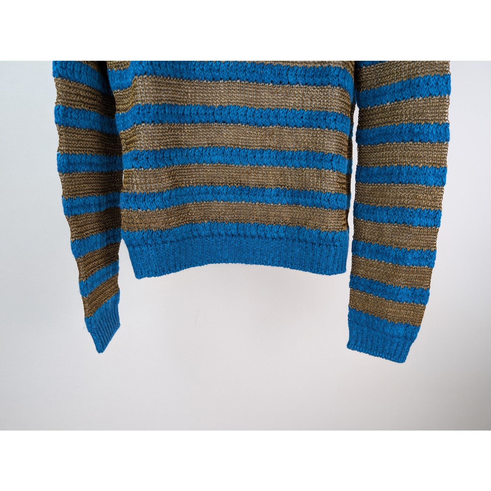 Acne Studios o1rshd1 Sweater in Blue/Brown Size US S / EU 44-46 / 1 - 4 Thumbnail