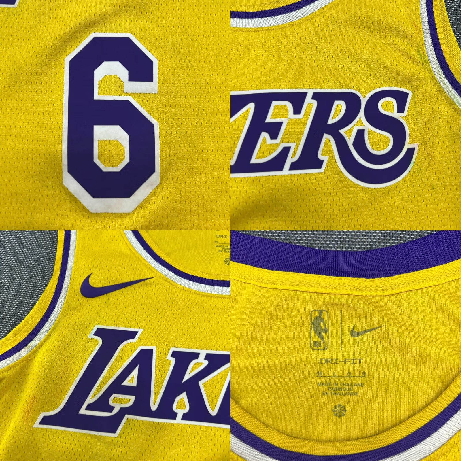 Nike Nike LA Lakers Lebron James 2023 Basketball Jersey Mens Large Icon Edition Swingman Yellow Size US L / EU 52-54 / 3 - 8 Thumbnail