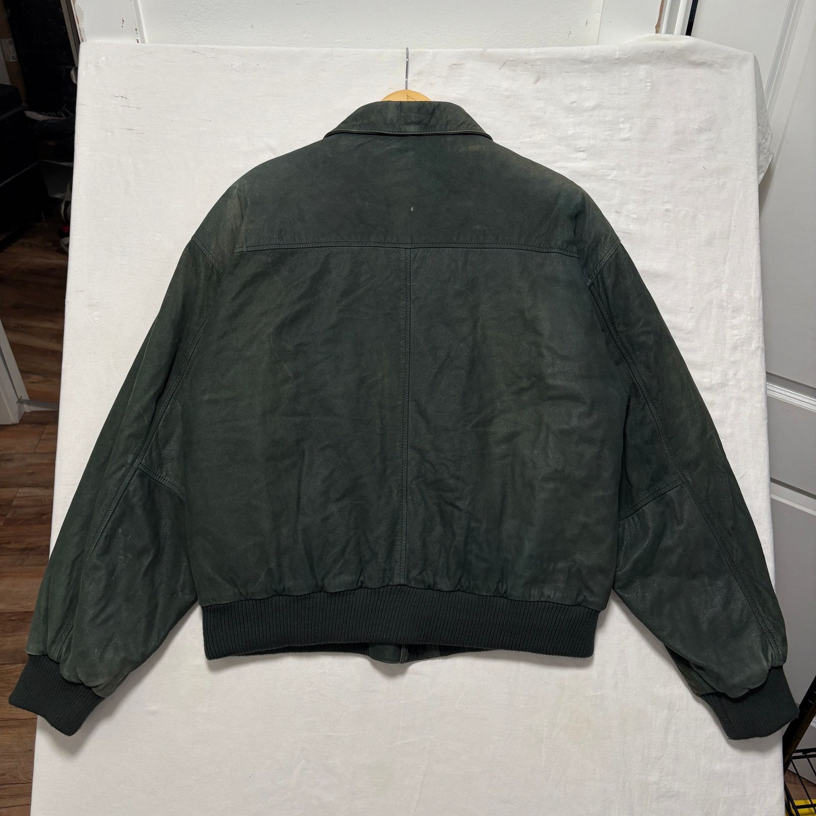 Wilsons Leather VTG 90's Star Trek Generations Promo Leather Jacket Green L Size US L / EU 52-54 / 3 - 7 Thumbnail