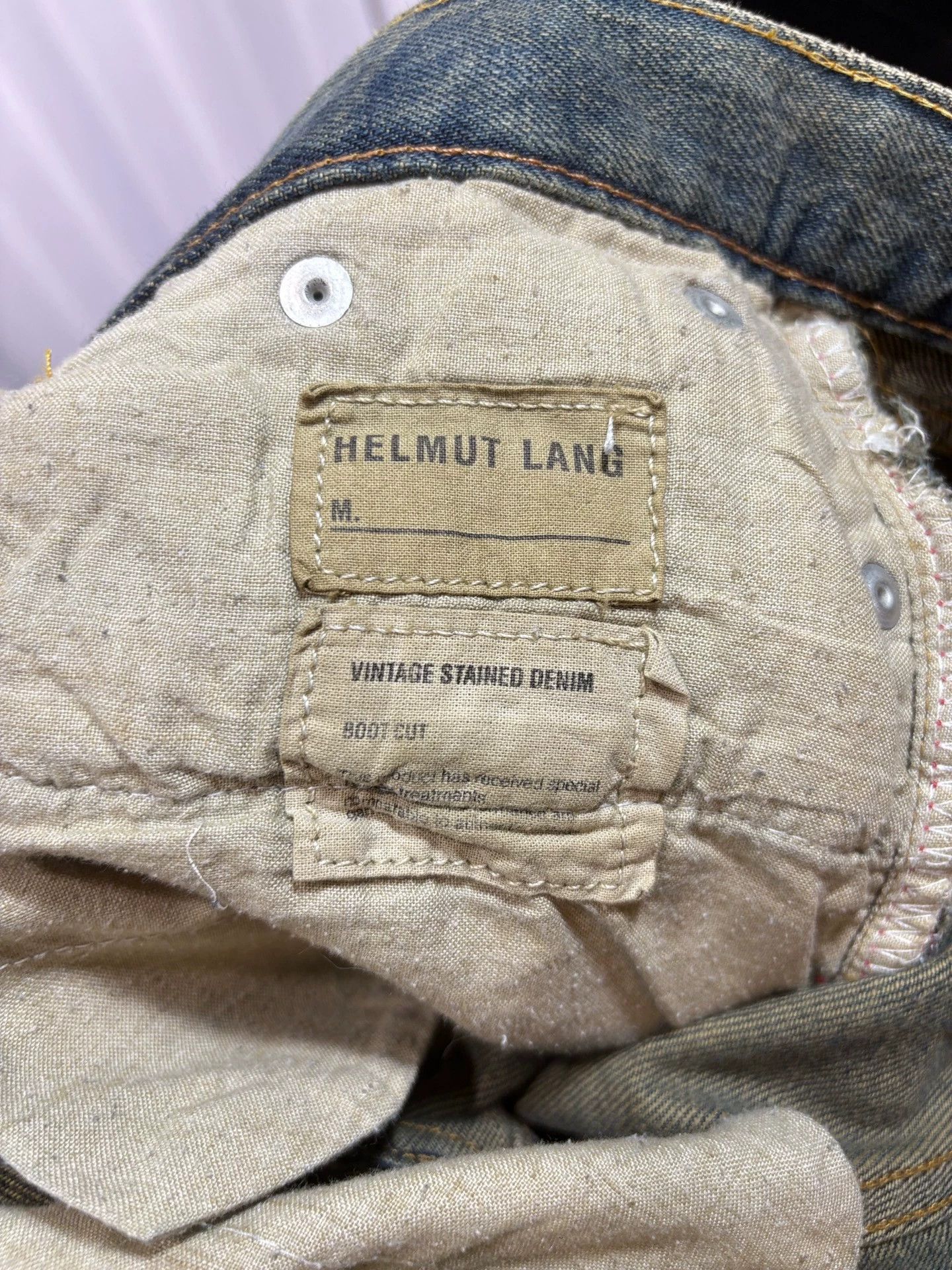 Helmut Lang Helmut Lang Mud Dyed Washed Jeans Size US 26 / EU 42 - 5 Thumbnail