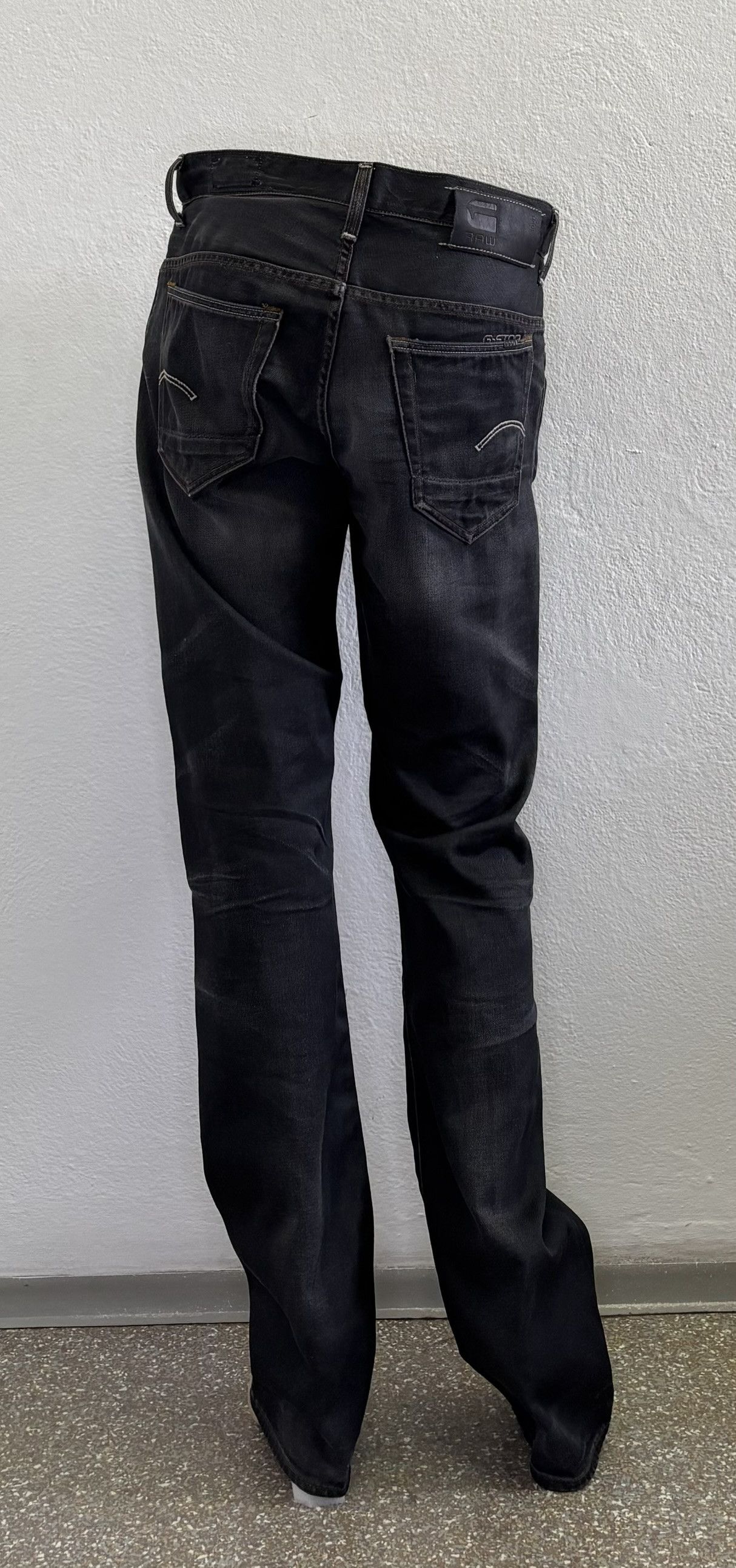 G-Star G-Star Raw 3301 slim fit black jeans size 32-34 Size US 32 / EU 48 - 3 Thumbnail