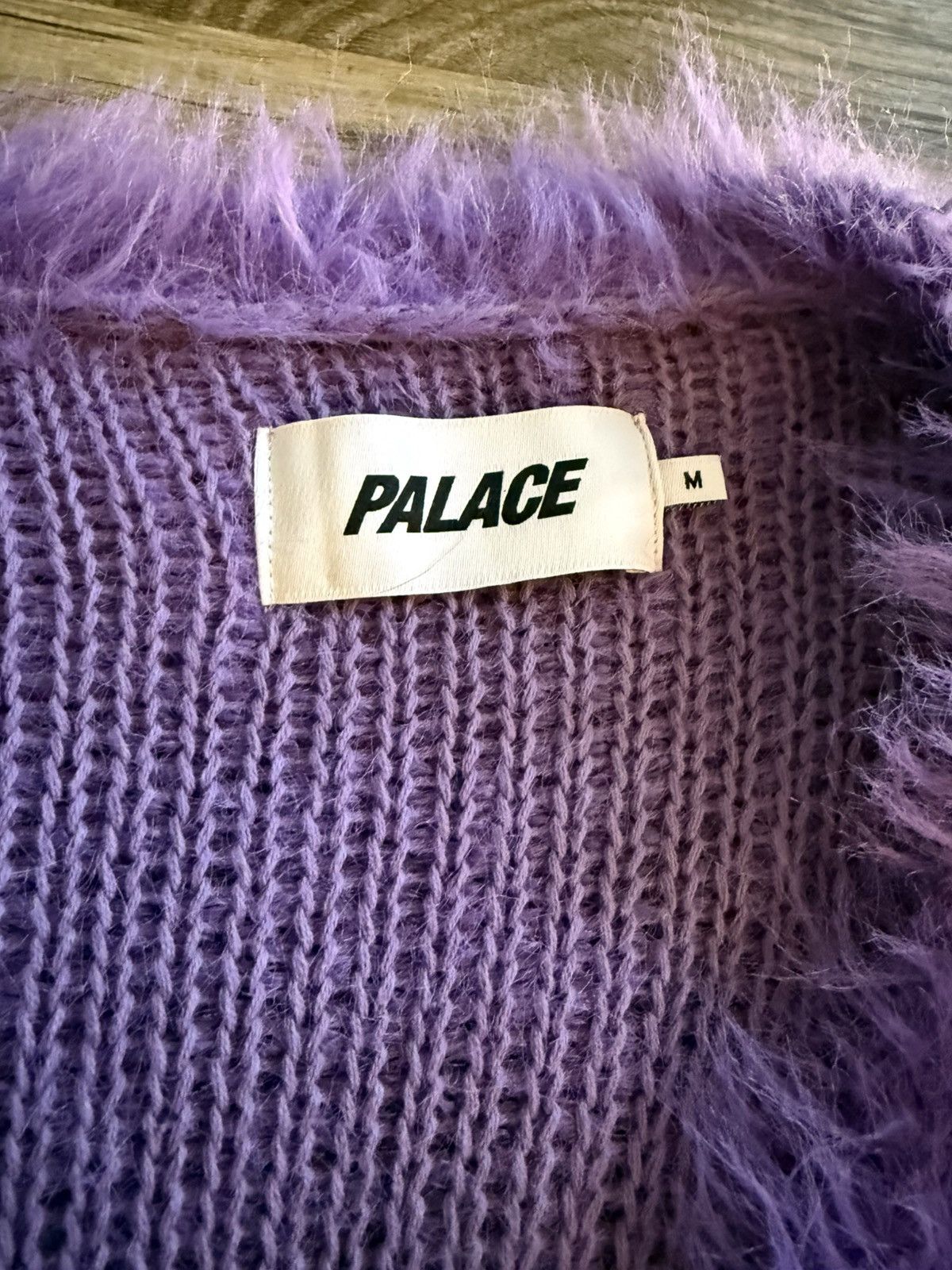 Palace Palace Yeti Cardigan Purple size Medium Size US M / EU 48-50 / 2 - 4 Thumbnail