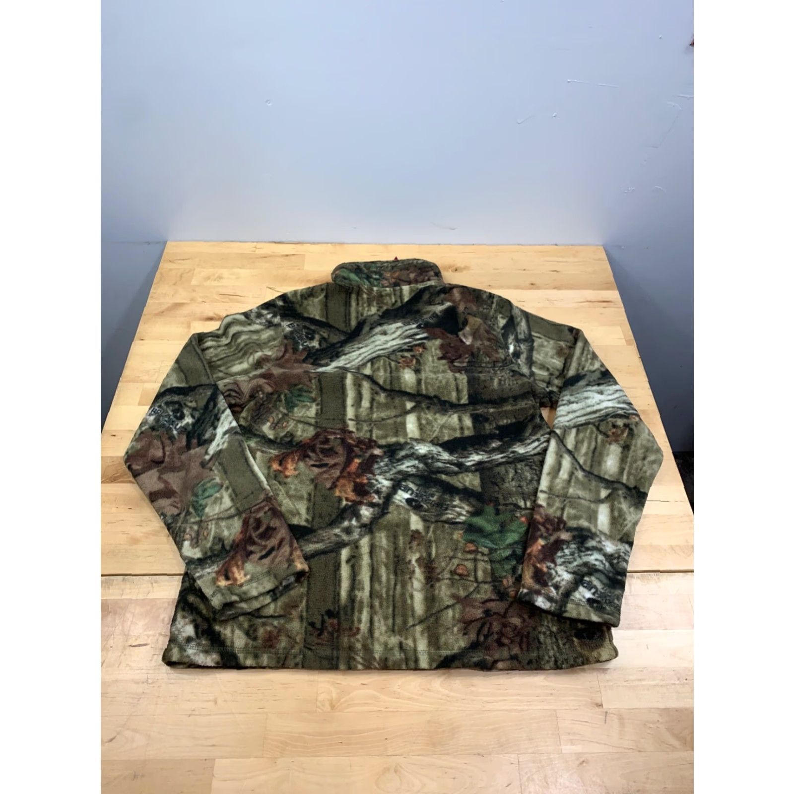 Vintage Mossy Oak Break Up Infinity 1/4 Zip Pullover Jacket Camouflage Fleece Zip Co Size S / US 4 / IT 40 - 7 Thumbnail