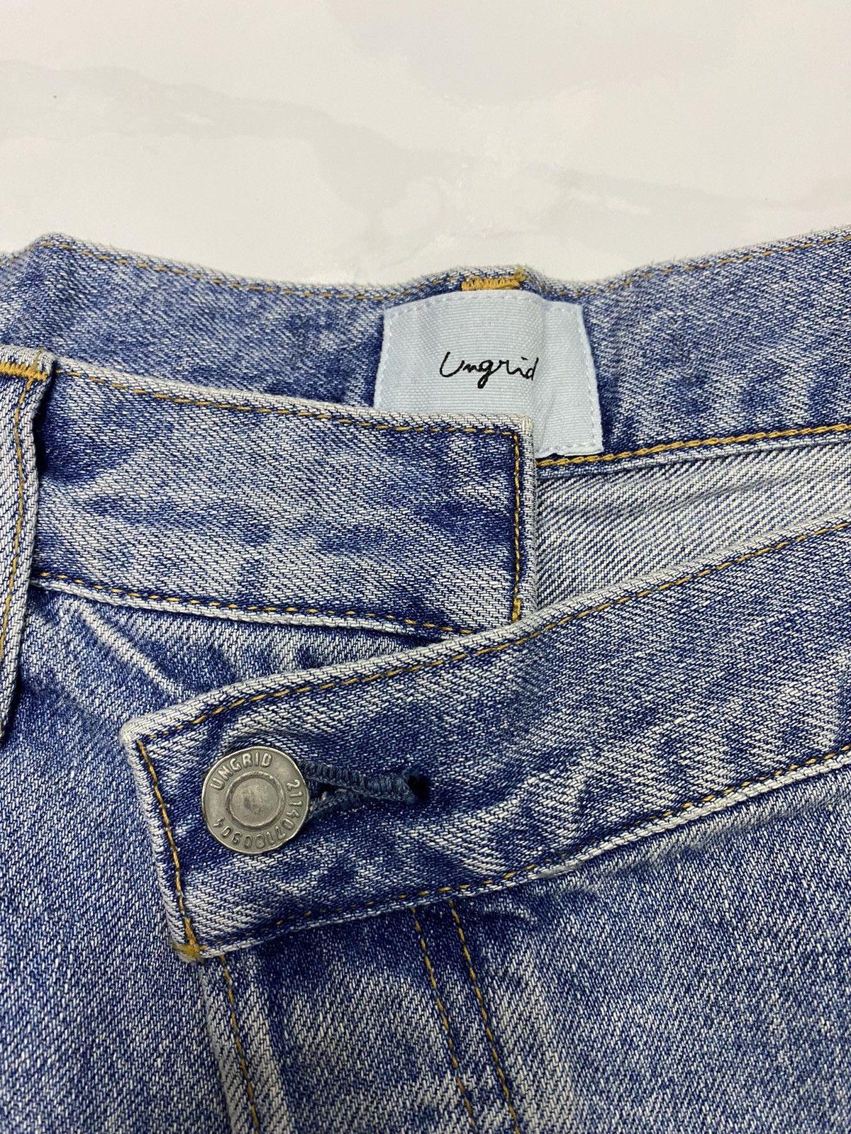 Hysteric Glamour × Undercover 🔥BAGGY JEANS SLANTED WAIST UNGRID JAPAN UNDERCOVER STYLE Size US 34 / EU 50 - 8 Thumbnail