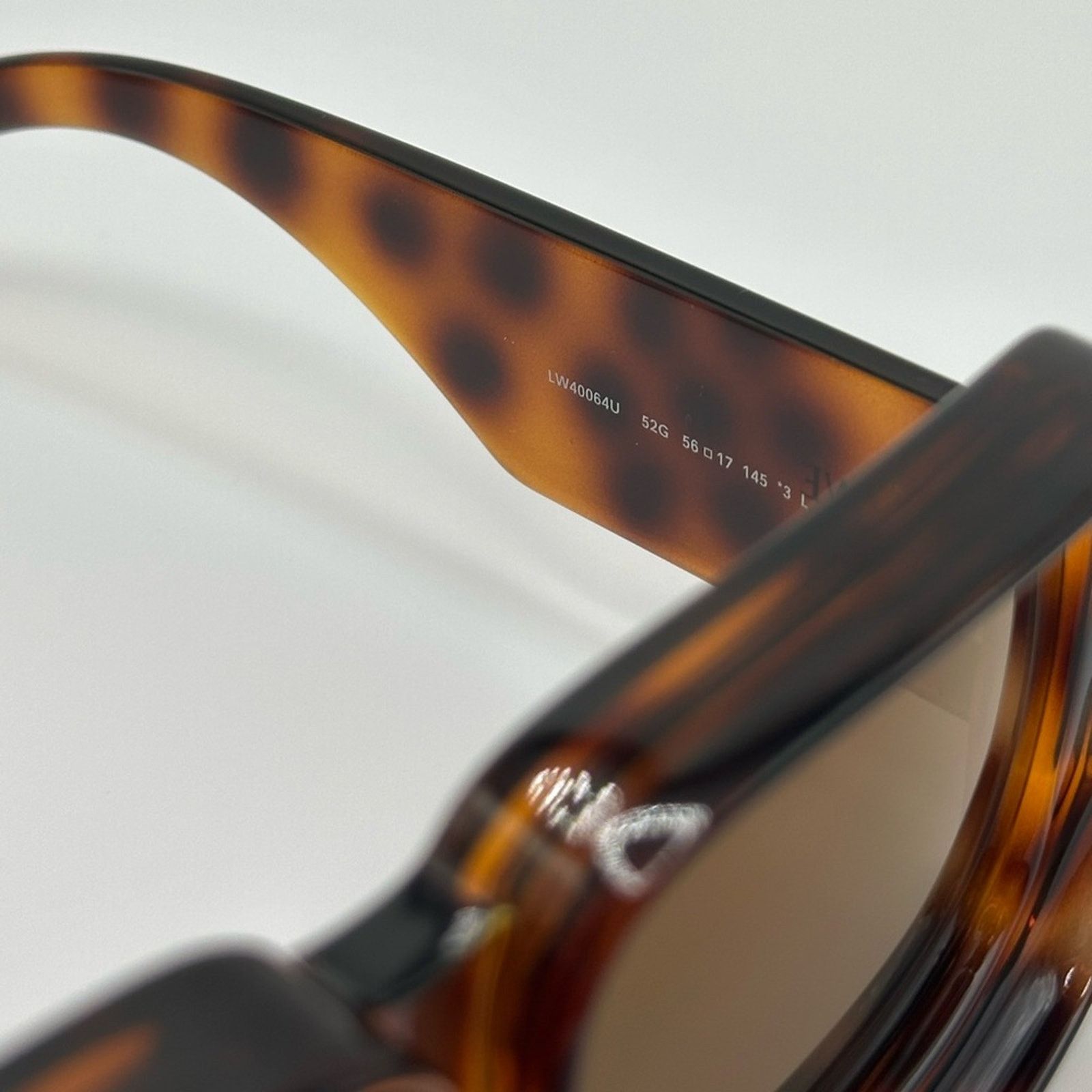 Loewe NEW LOEWE LW40064U 5652G Shiny Dark Havana Brown Women Size ONE SIZE - 7 Thumbnail