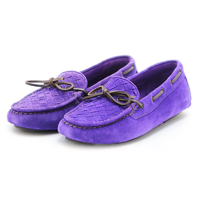 Bottega Veneta Bottega Veneta Bottega Veneta Intrecciato Suede Driving Shoes Suede Shoes 283058 VFCA1 Size ONE SIZE - 1 Thumbnail