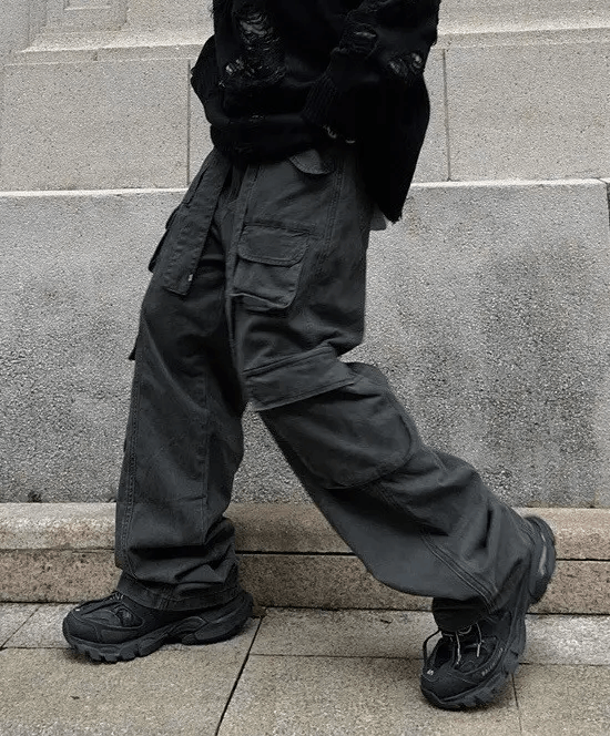 Japanese Brand × Vintage Multi pocket utility grunge cargo pants Size US 30 / EU 46 - 4 Thumbnail