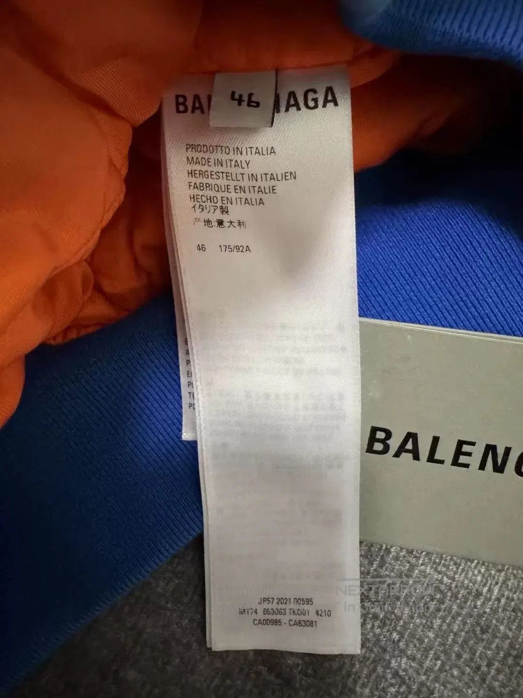 Balenciaga Balenciaga NASA collaboration blue flight jacket. Size US M / EU 48-50 / 2 - 5 Thumbnail