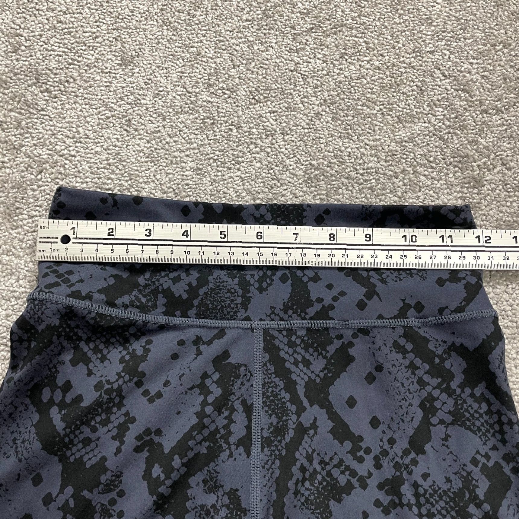 Skin JoyLab Leggings Womens XS Blue Snake Skin Pocket Compression Athletic 24x24"} Size 26" / US 2 / IT 38 - 7 Thumbnail