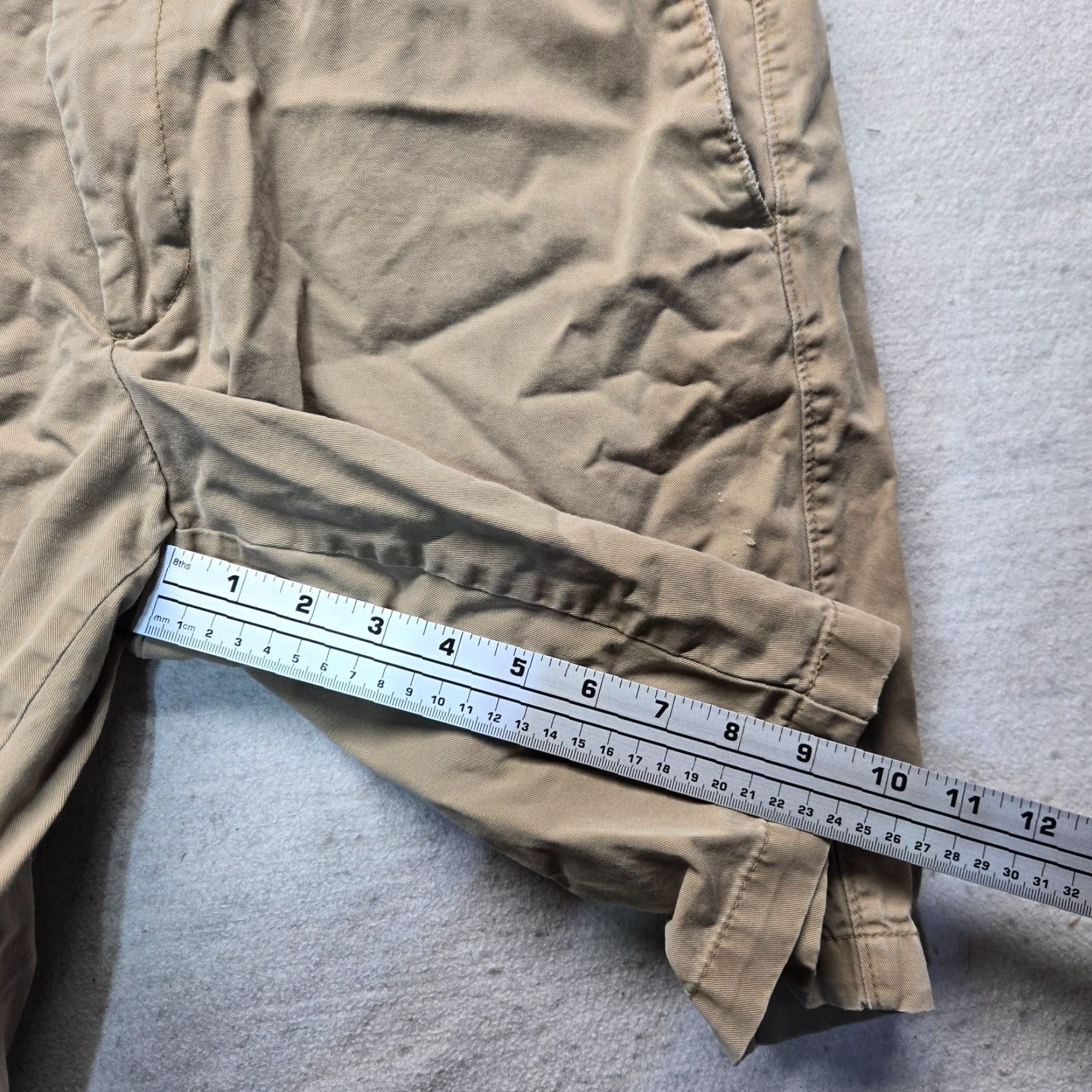 Banana Republic Banana Republic Shorts Chino Stretch Golf Beige Tan Adult Men's Size 33 Beige Chino Stretch Pockets Preppy 33 in Regular Men Size US 33 - 5 Thumbnail