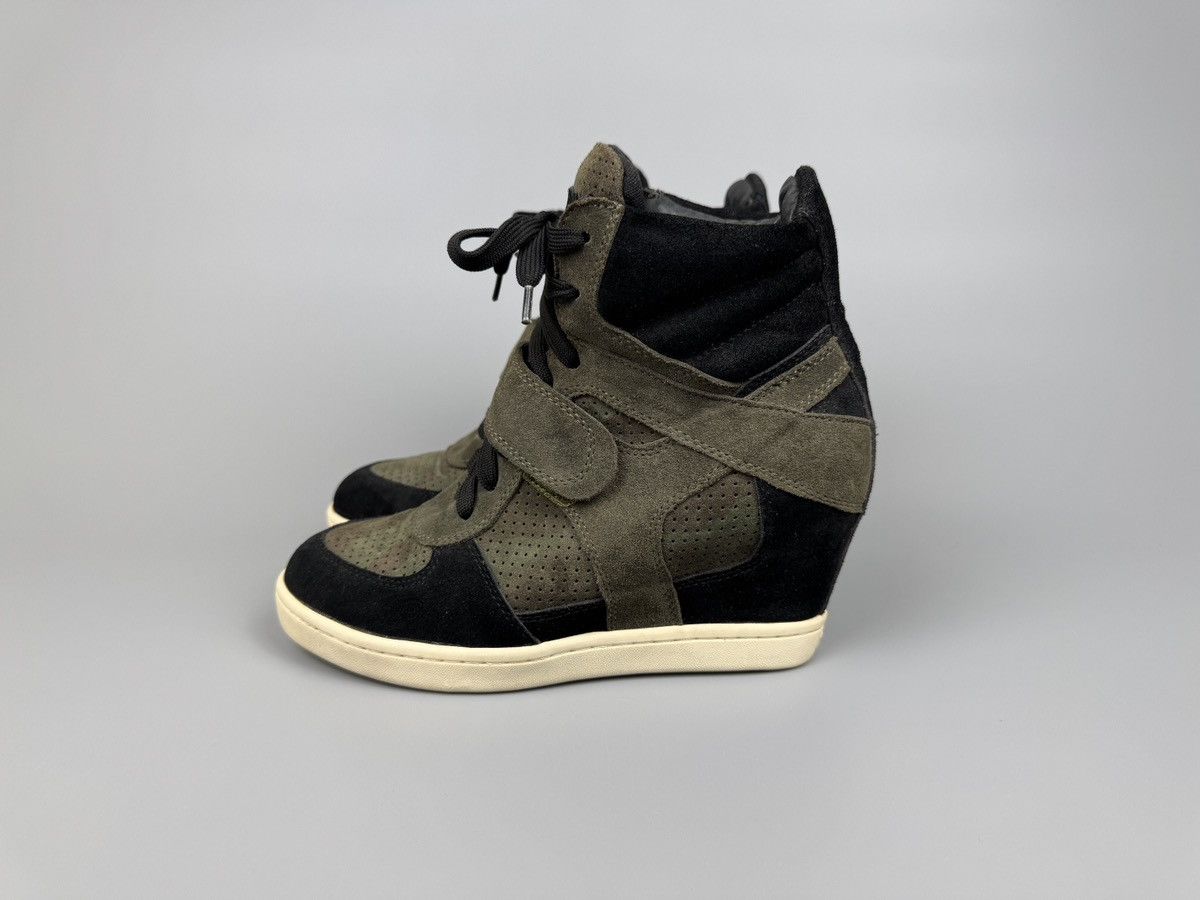 ASH Ash - Bowie Ash Wedge Camouflage Suede Sneakers Size US 8 / IT 38 - 8 Thumbnail