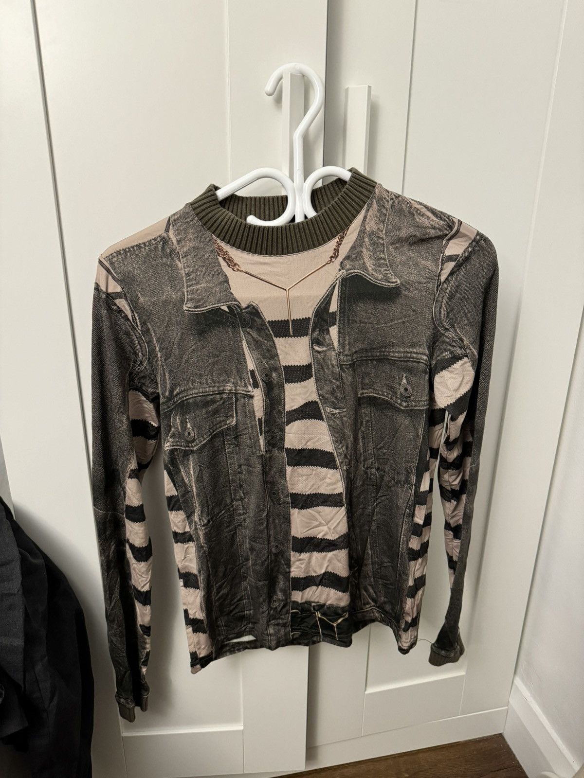 Jean Paul Gaultier × Y/Project Khaki Jean Paul Gaultier Edition Tshirt Size US S / EU 44-46 / 1 - 1 Thumbnail