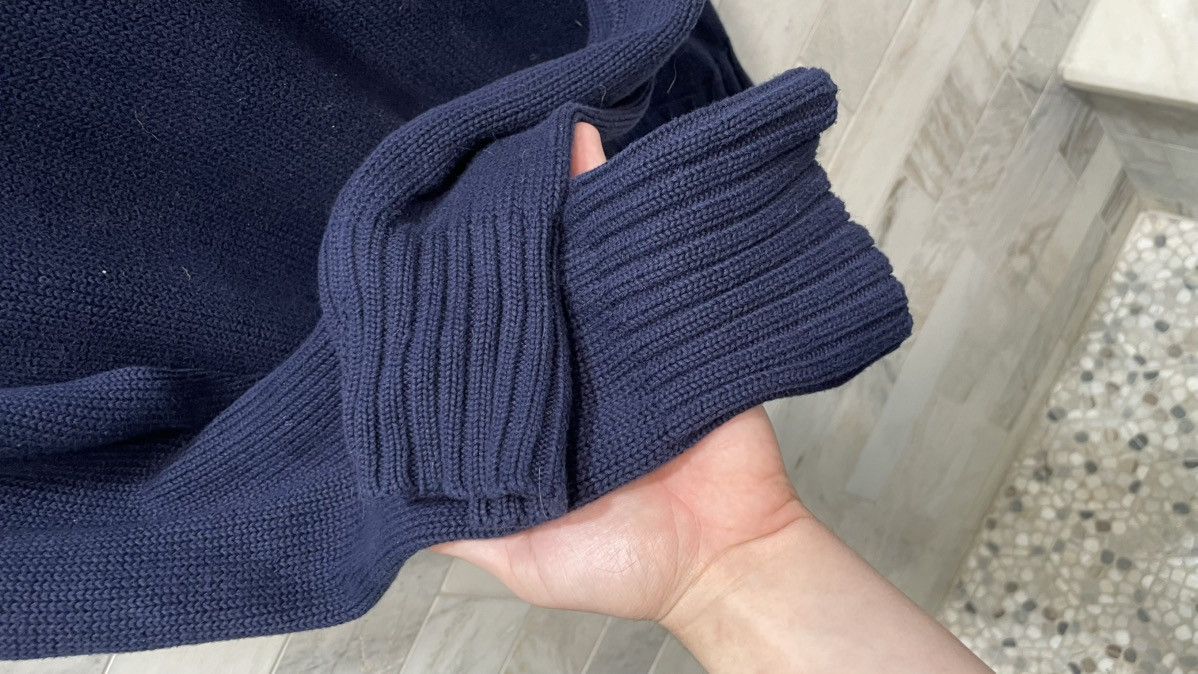 Polo Ralph Lauren Knitted Navy blue sweater by Polo Ralph Lauren Size US M / EU 48-50 / 2 - 4 Thumbnail
