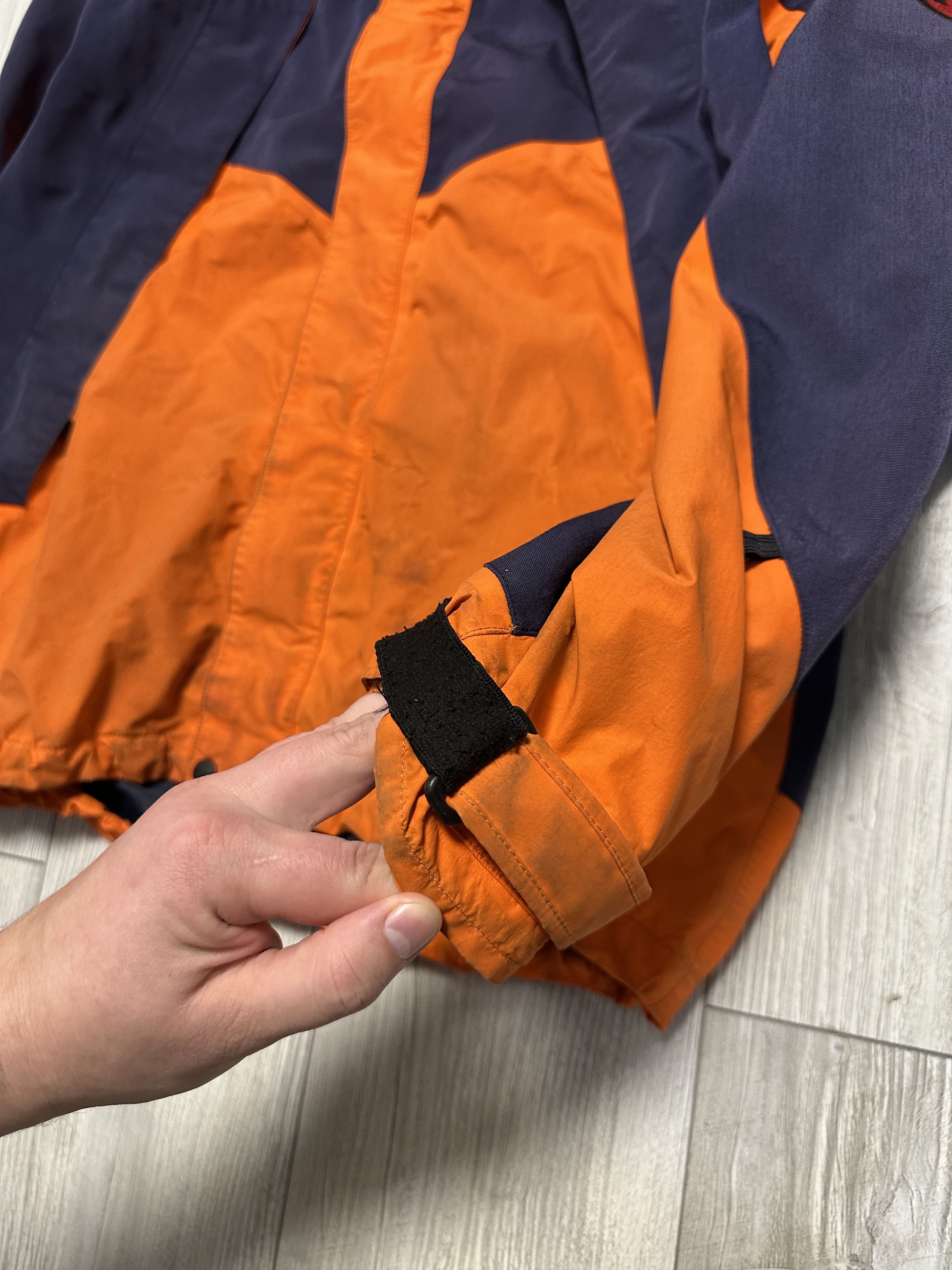Mammut Mammut Extreme Vintage Orange & Blue Nylon Gore-Tex Jacket Size US L / EU 52-54 / 3 - 7 Thumbnail