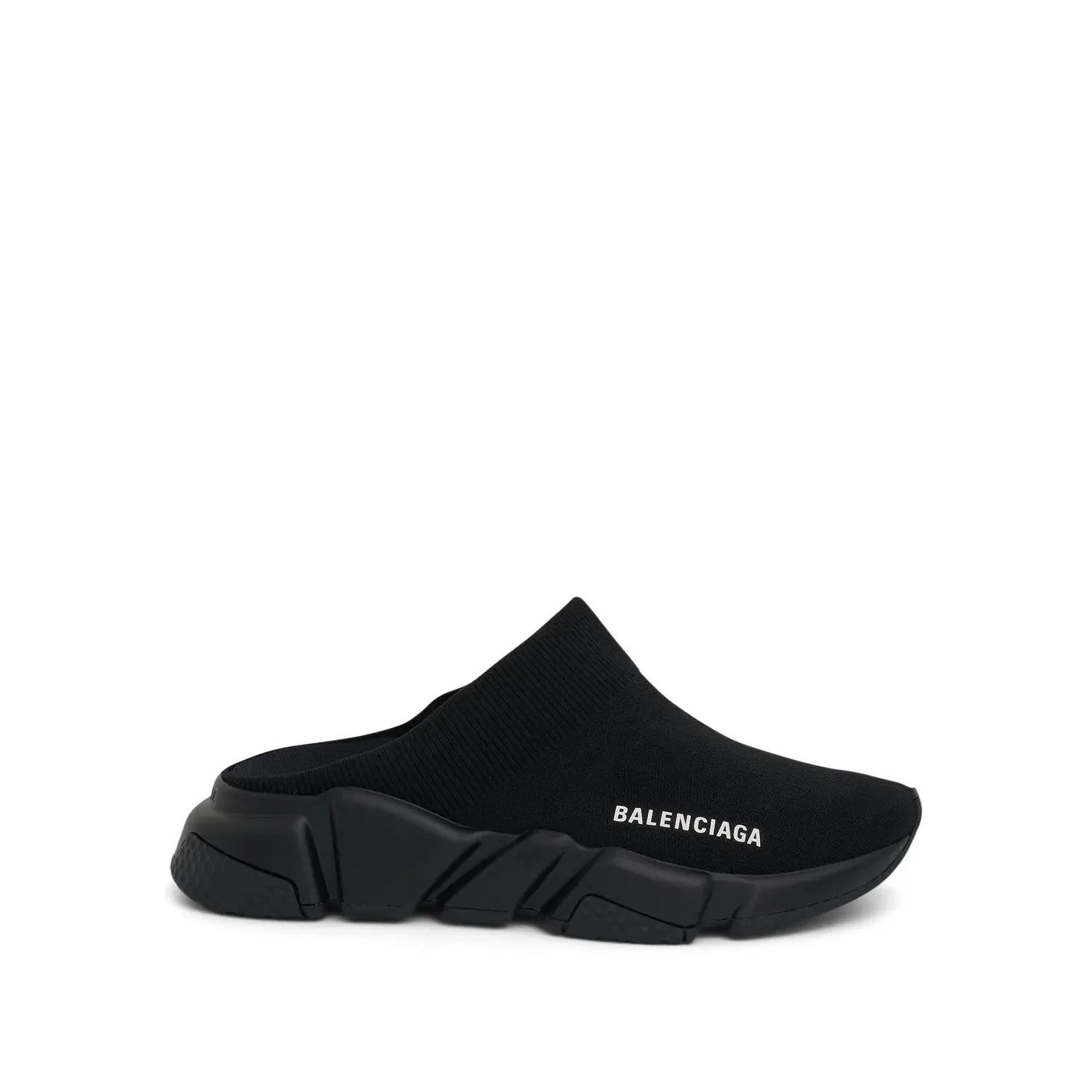 Balenciaga o1s1wg110326 Speed Recycled Knit Mules in Black Size US 6 / IT 36 - 1 Thumbnail