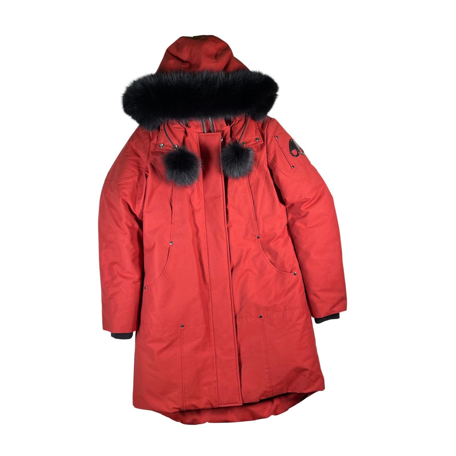 Moose Knuckles Moose Knuckles Clay Women's Red Parka Jacket Size US M / EU 48-50 / 2 - 1 Thumbnail