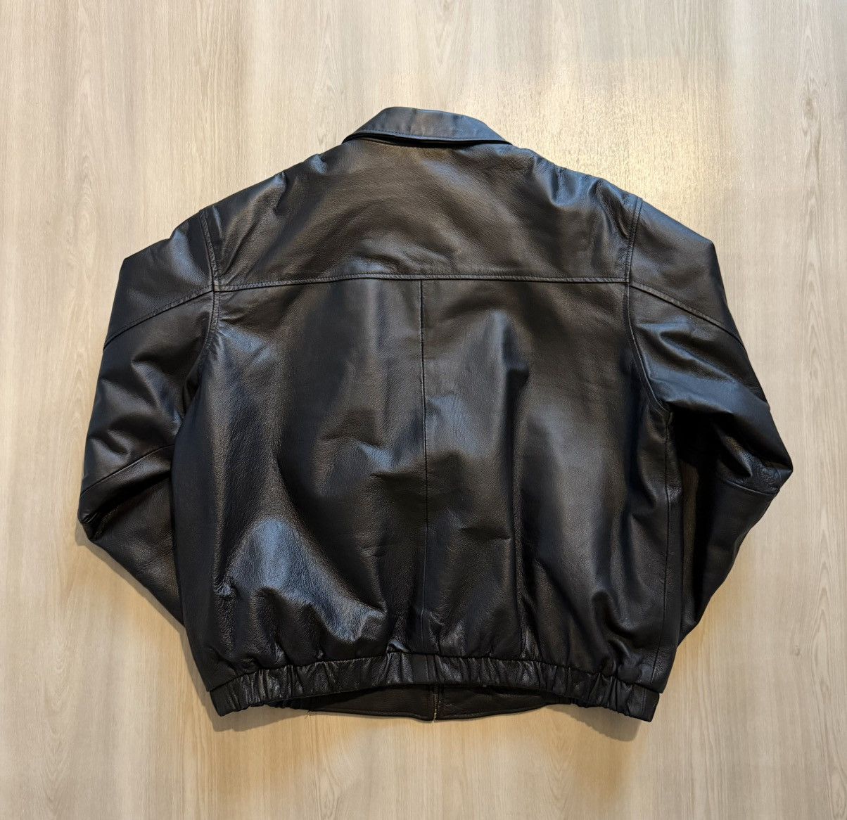 Vintage Vintage St. John's Bay Leather Bomber Quilted Lined Sz XL Size US XL / EU 56 / 4 - 8 Thumbnail