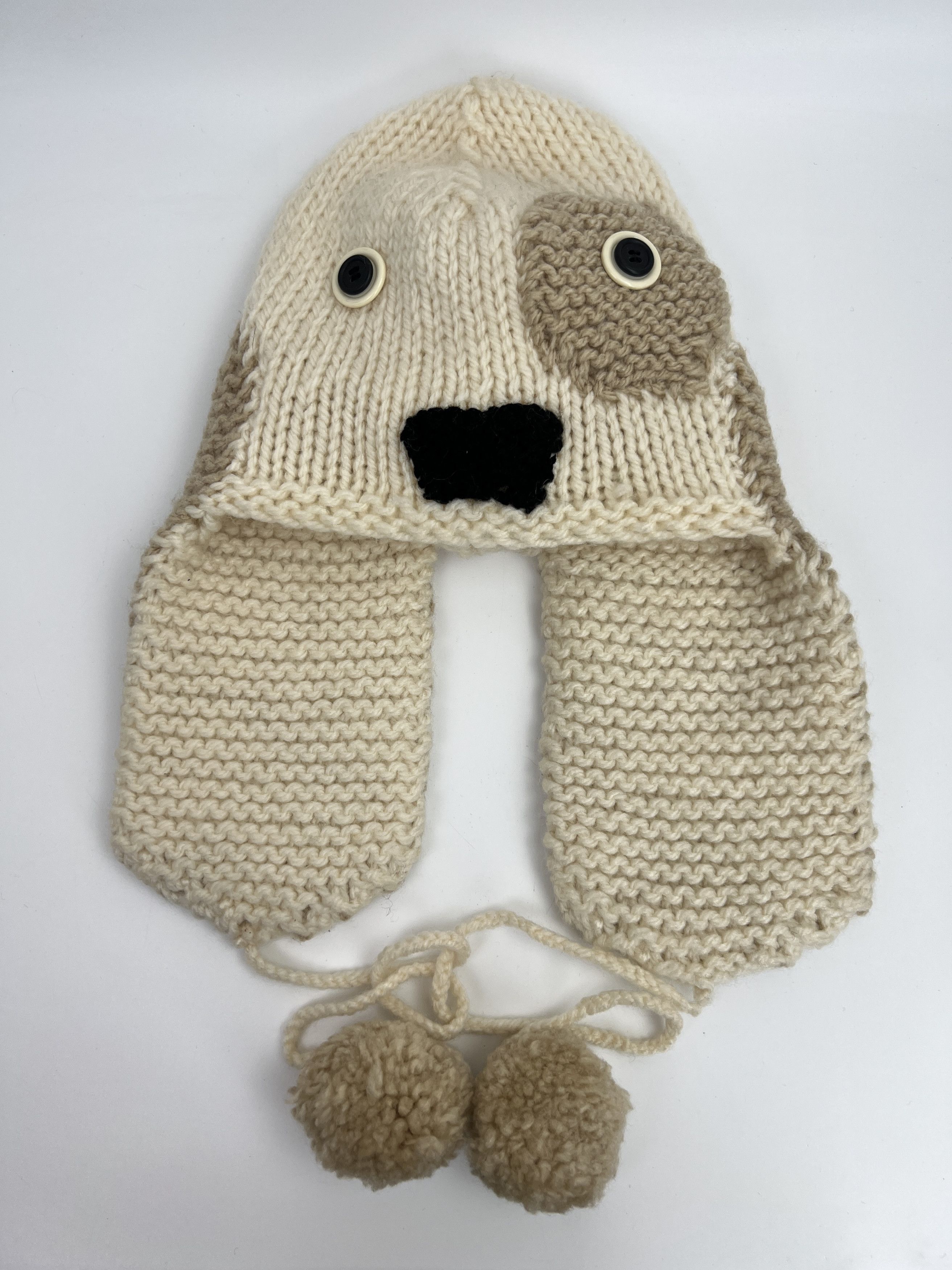 Vintage Gorpcore Knitted Hat Ski Snowboarding Style Floppy Ears Size ONE SIZE - 2 Thumbnail