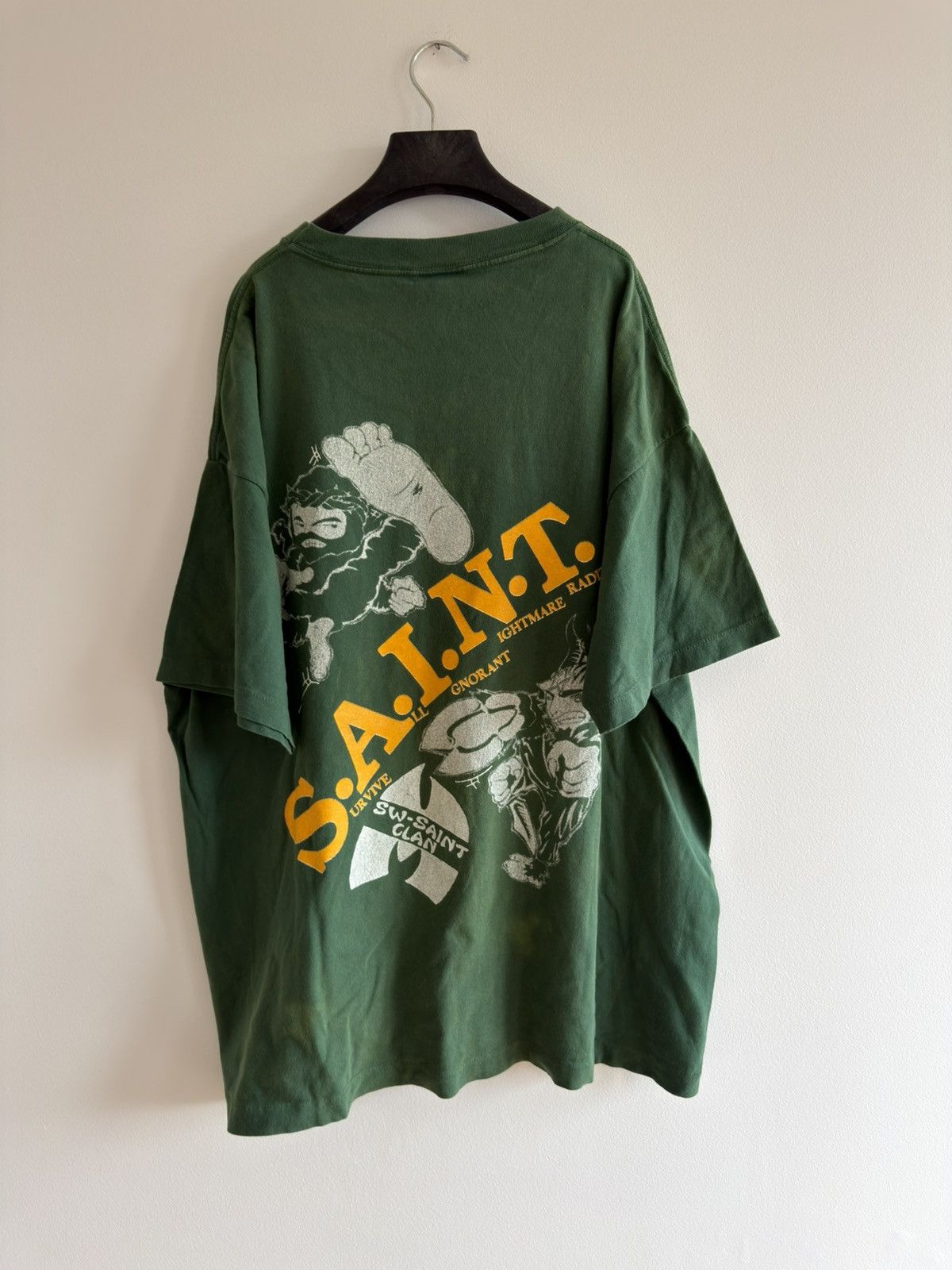 Saint Michael SAINT MICHAEL X WUTANG CLAN X SEAN WOTHERSPOON GOD TEE XXL Size US XXL / EU 58 / 5 - 9 Thumbnail