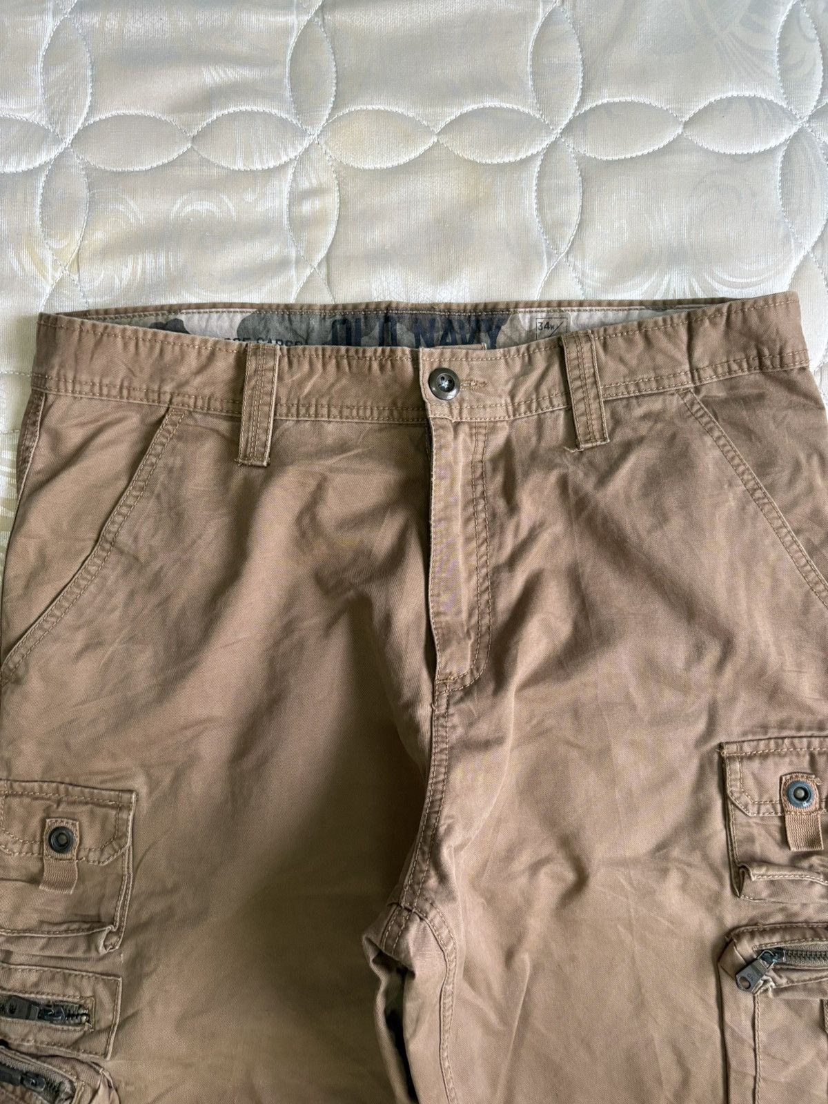 Old Navy × semanticdesign Old Navy Tactical Multi-pocket Cargo Baggy Pants Size US 35 - 4 Thumbnail