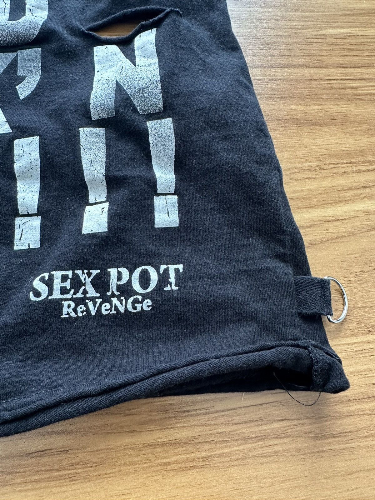 Sex Pot ReVeNGe Sex Pot Revenge “Sex Drug & Rock Roll” Distressed Punk Shirt Size US S / EU 44-46 / 1 - 5 Thumbnail