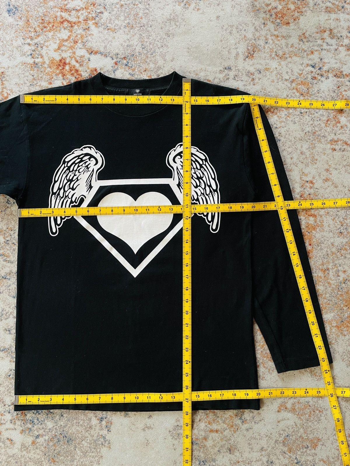 Japanese Brand SUPERLOVERS LOVER ROCKS ANGELS & DEMONS LONGSLEEVE Size US M / EU 48-50 / 2 - 9 Thumbnail