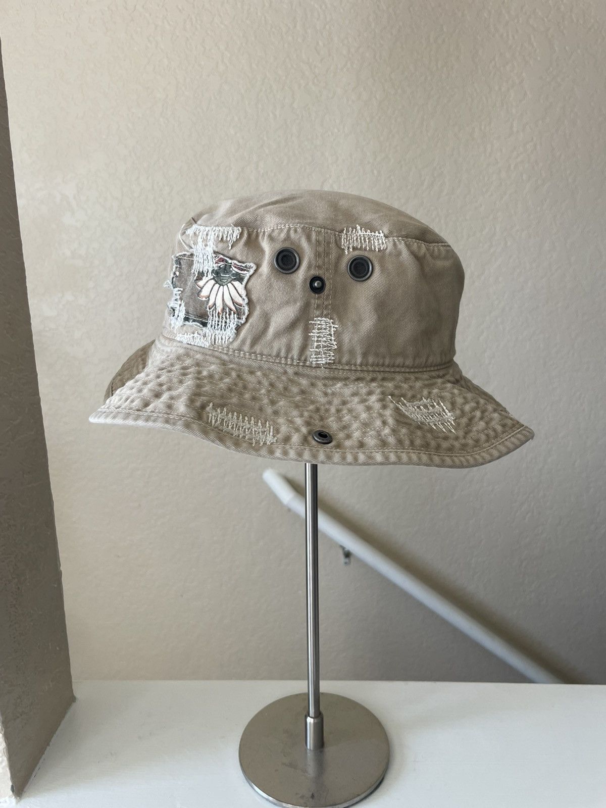 Rugby Ralph Lauren Patchwork Stitches Bucket hat Size ONE SIZE - 3 Thumbnail