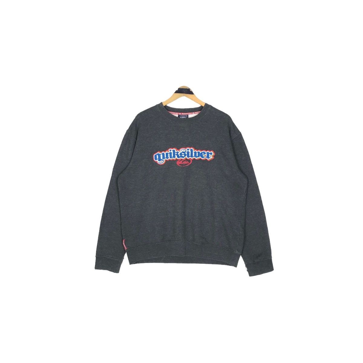 Quicksilver Vintage Quiksilver Crewneck Sweatshirt Big Logo Embroidery Size US L / EU 52-54 / 3 - 2 Thumbnail