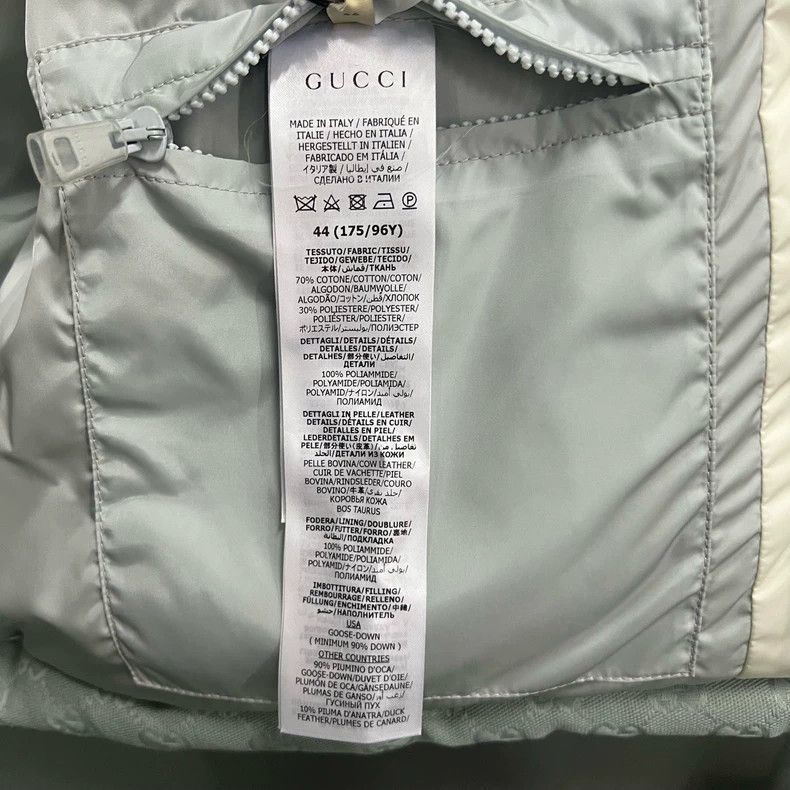 Gucci Gucci Color-blocking GG full-print down vest 2501-Nextarrow Size US S / EU 44-46 / 1 - 3 Thumbnail