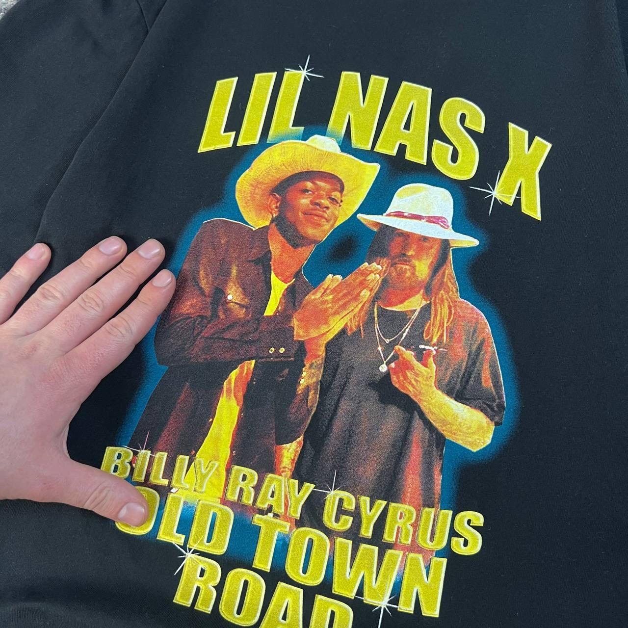Rap Tees Lil Nas Old Town Road Big Logo Rap T-Shirt 1TS103 Size US S / EU 44-46 / 1 - 3 Thumbnail