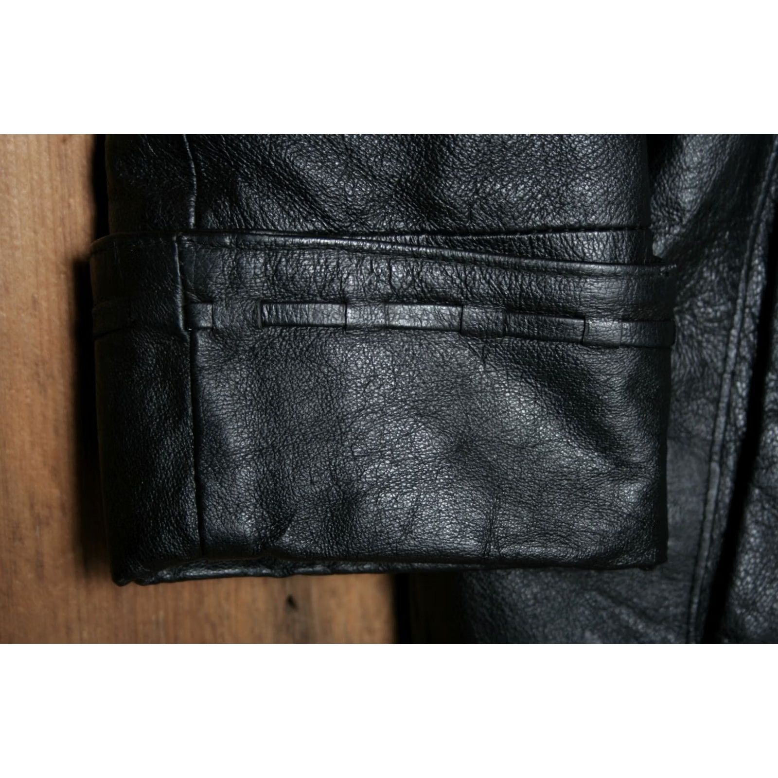 Vintage VINTAGE Phase Two Black Leather Hooded Parka Duster Jacket Women's 2X Size Zip Removable Hood Mens Womens Size XXL / US 16-18 / IT 52-54 - 4 Thumbnail
