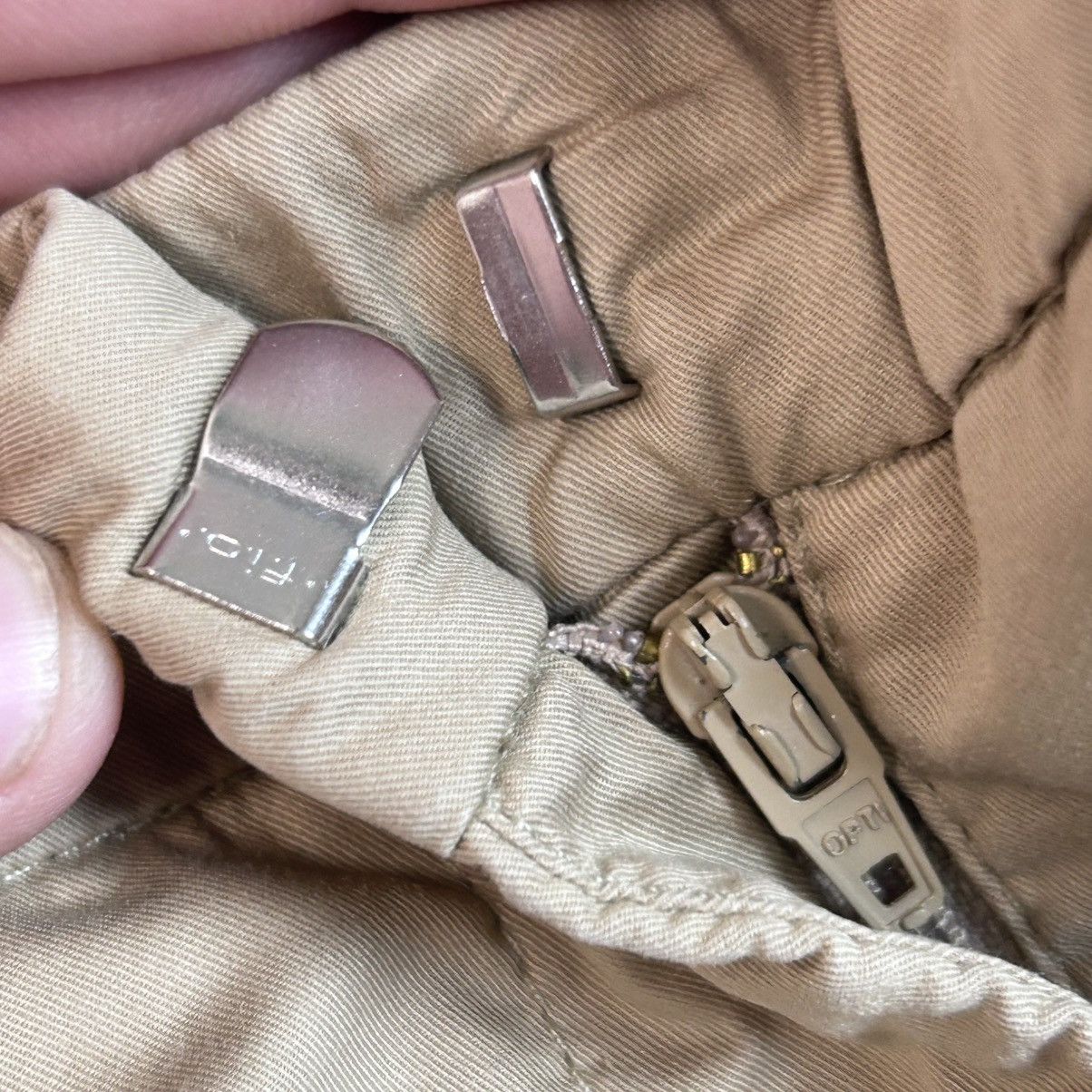 Moncler Vintage Lightweight Trousers Moncler Beige Slim Chinos Size US 28 / EU 44 - 11 Thumbnail