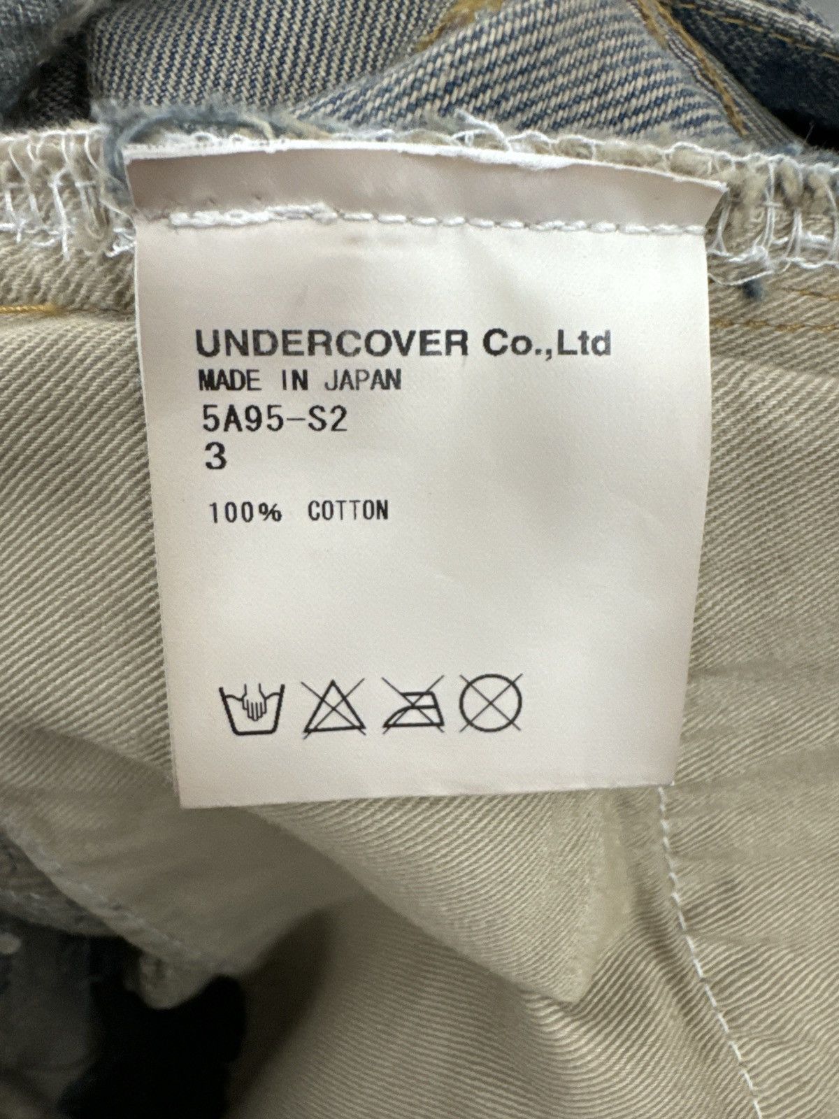 Undercover 05AW UNDERCOVER ‘ART&CRAFTS’ 85 DENIM SKIRT Size 27" / US 4 / IT 40 - 5 Thumbnail