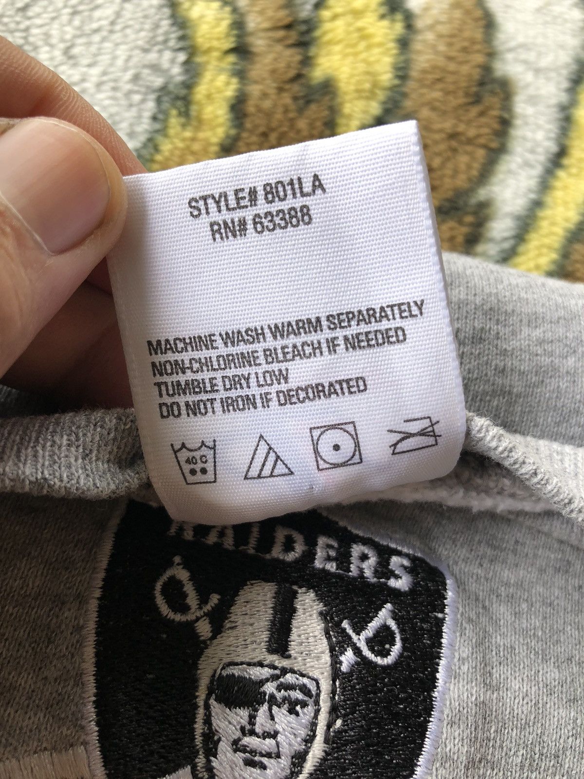 NFL × Vintage Vintage Oakland Raiders Embroidered Sweatshirt Size US M / EU 48-50 / 2 - 10 Thumbnail