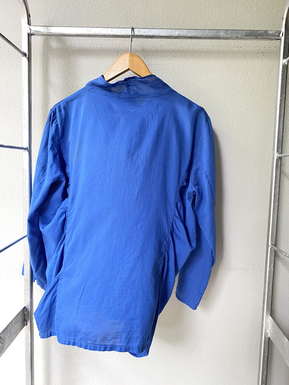 Issey Miyake Plantation blue blouse Size M / US 6-8 / IT 42-44 - 4 Thumbnail