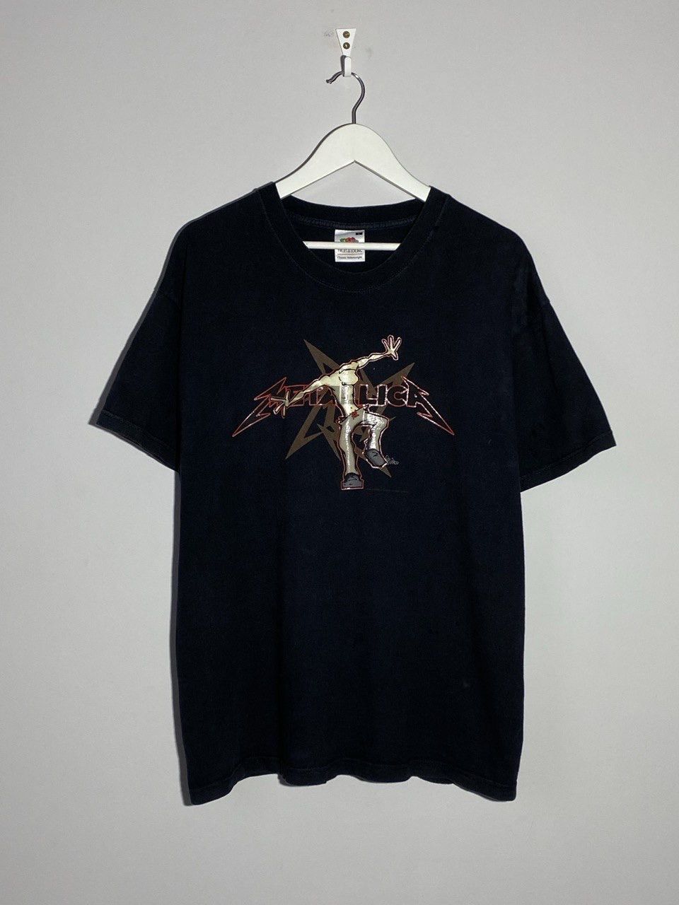 Band Tees Vintage 2002 Metallica Ninja Star Moshing T-Shirt Travis Size US L / EU 52-54 / 3 - 1 Thumbnail