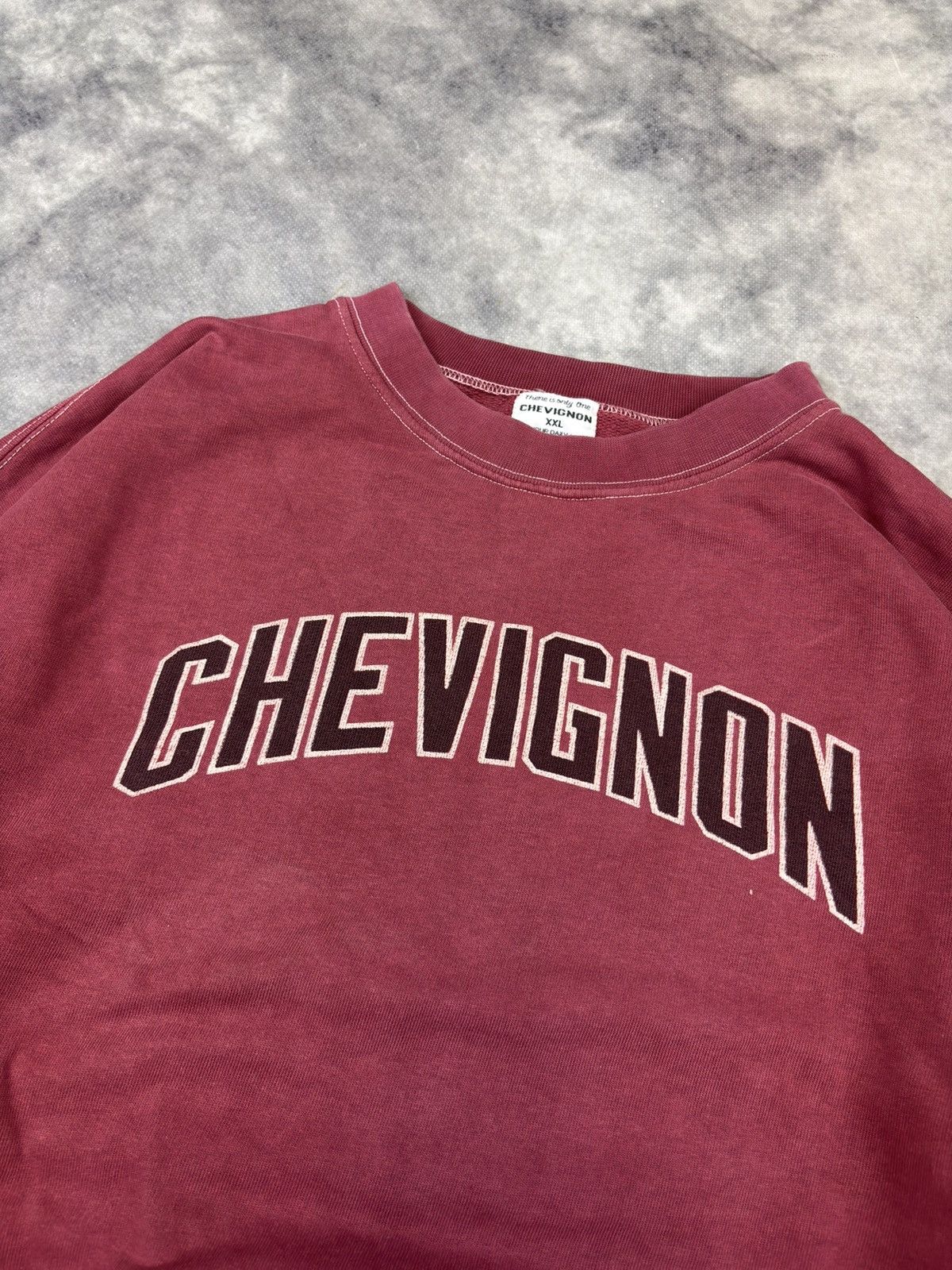 Chevignon × Vintage Vintage Chevignon Sweatshirt 90s boxy Oversize Streetwear Size US XL / EU 56 / 4 - 2 Thumbnail