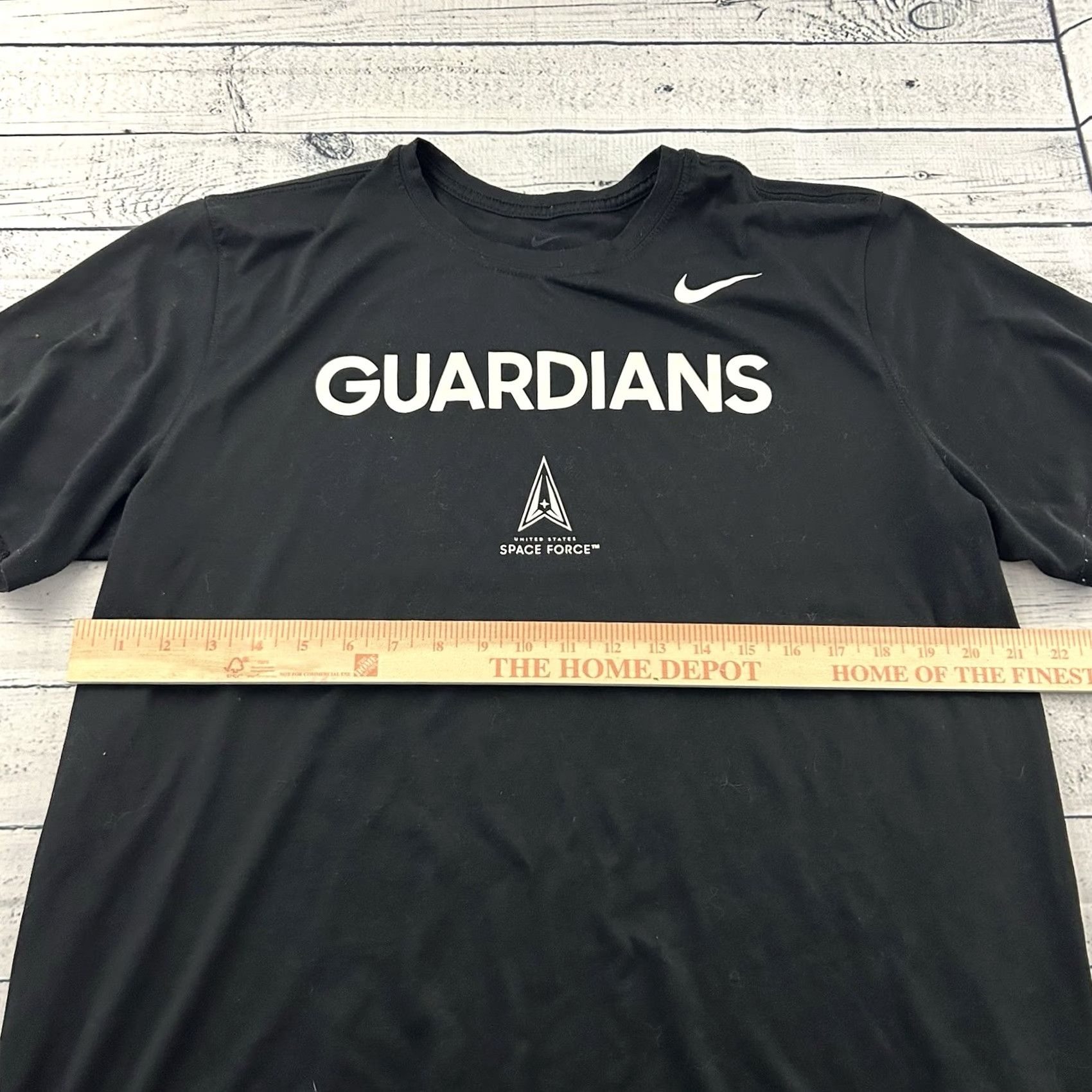 Nike Nike Guardians Space Force Short Sleeve T Shirt XL Black Mens Space 90s Guardians Nike Shirt Size US XL / EU 56 / 4 - 4 Thumbnail