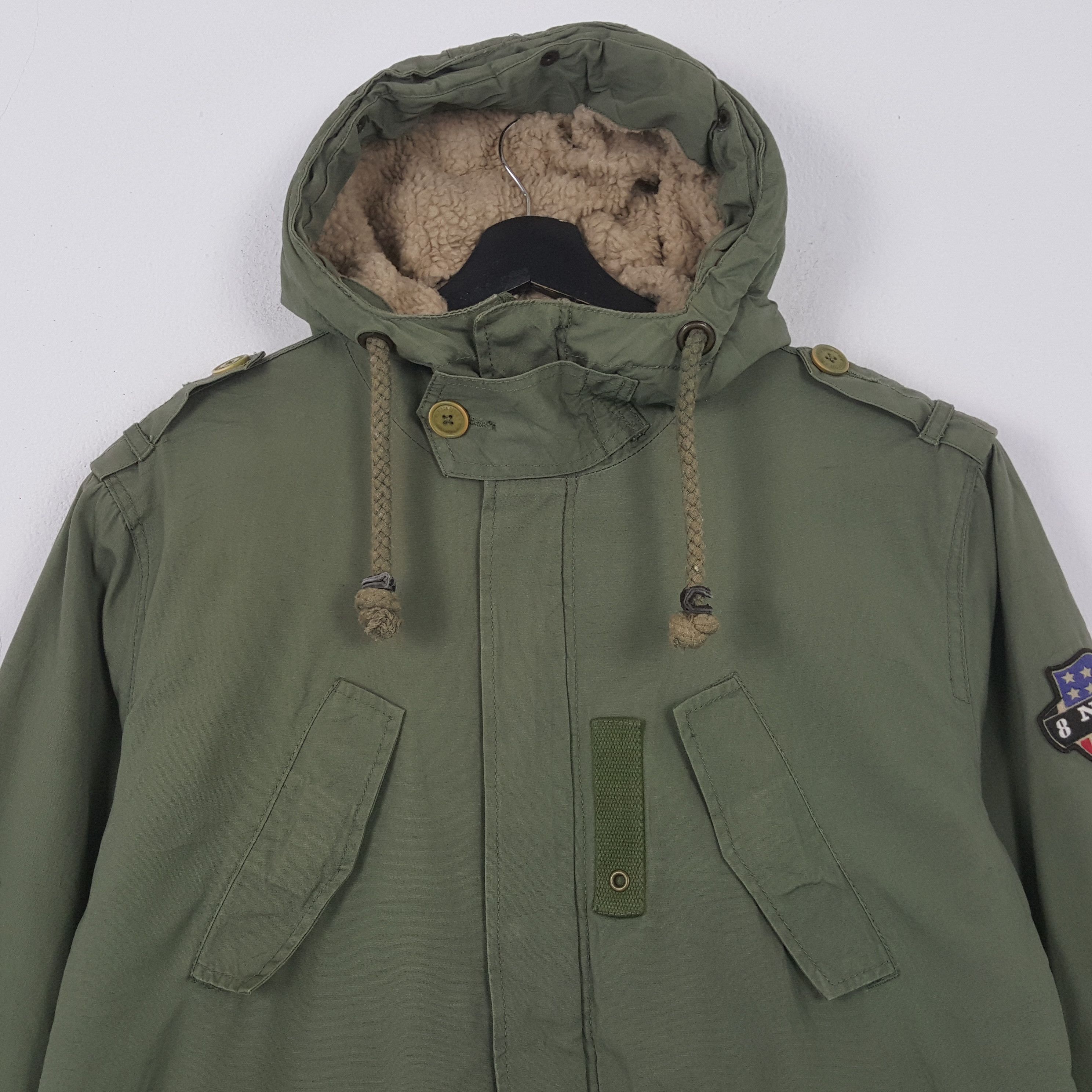 Vintage Hilfiger Denim Parka Jacket Nice Design RR21 Size US L / EU 52-54 / 3 - 2 Thumbnail