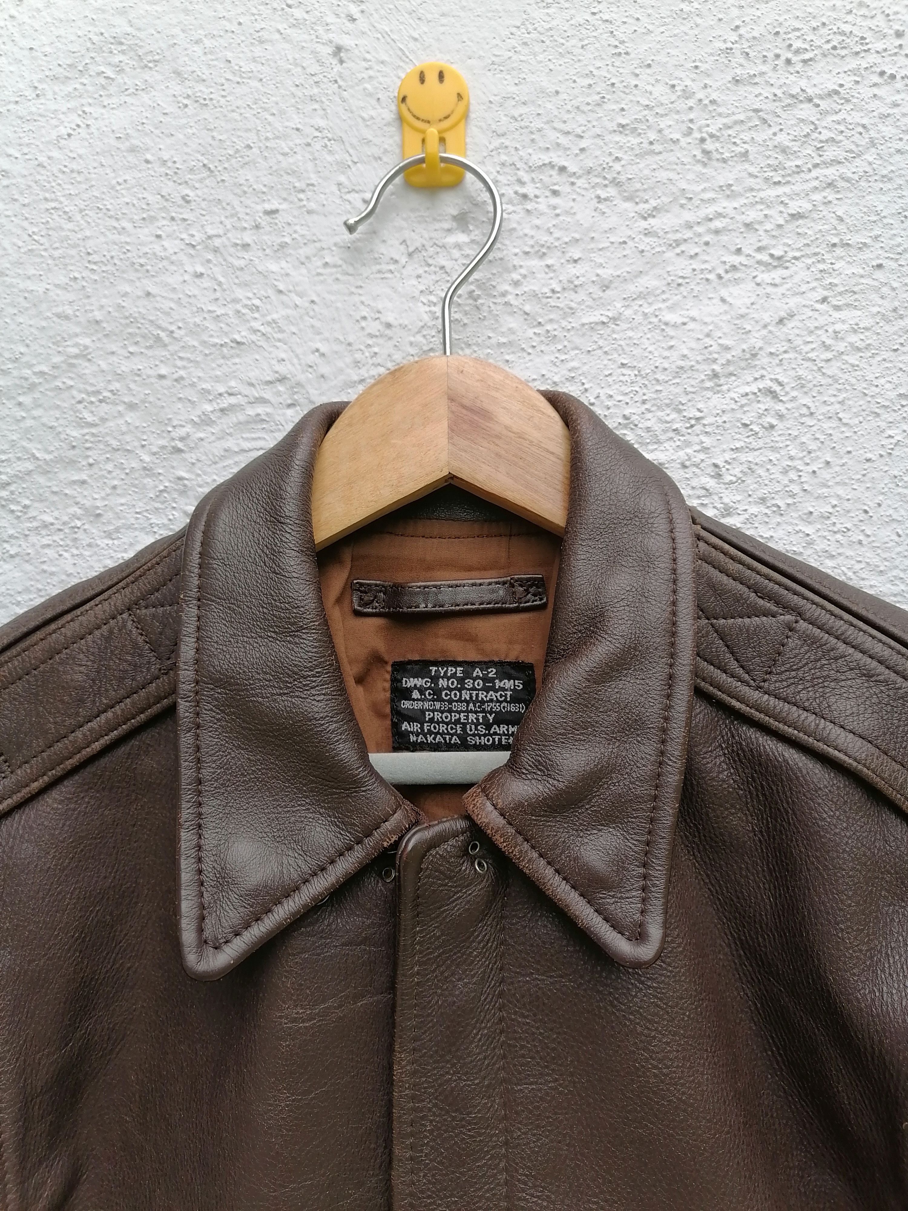 Vintage Vintage Us Air Force Nakata Shoten A-2 Leather Jackets Size US S / EU 44-46 / 1 - 4 Thumbnail