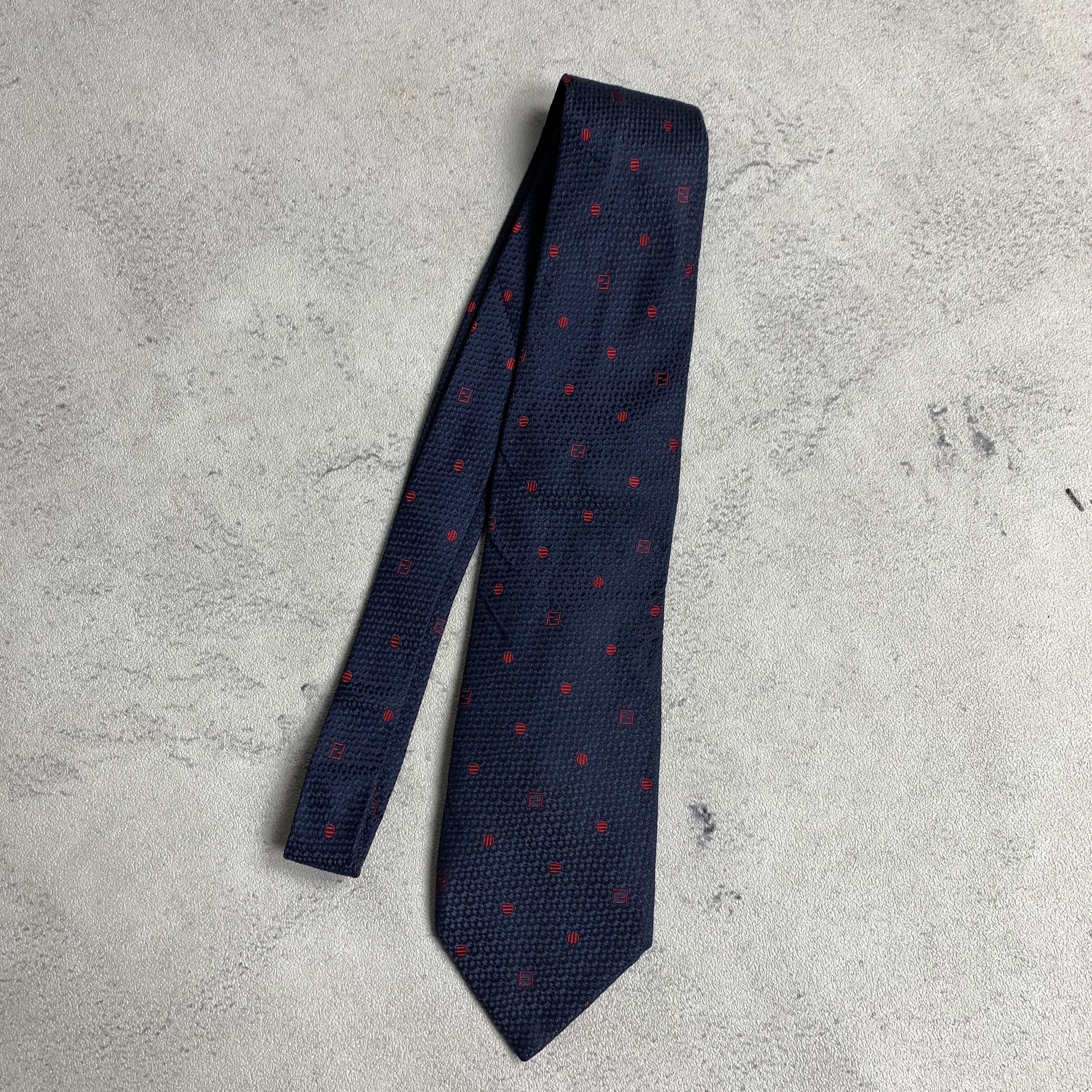Fendi Fendi Silk Tie Size ONE SIZE - 2 Thumbnail