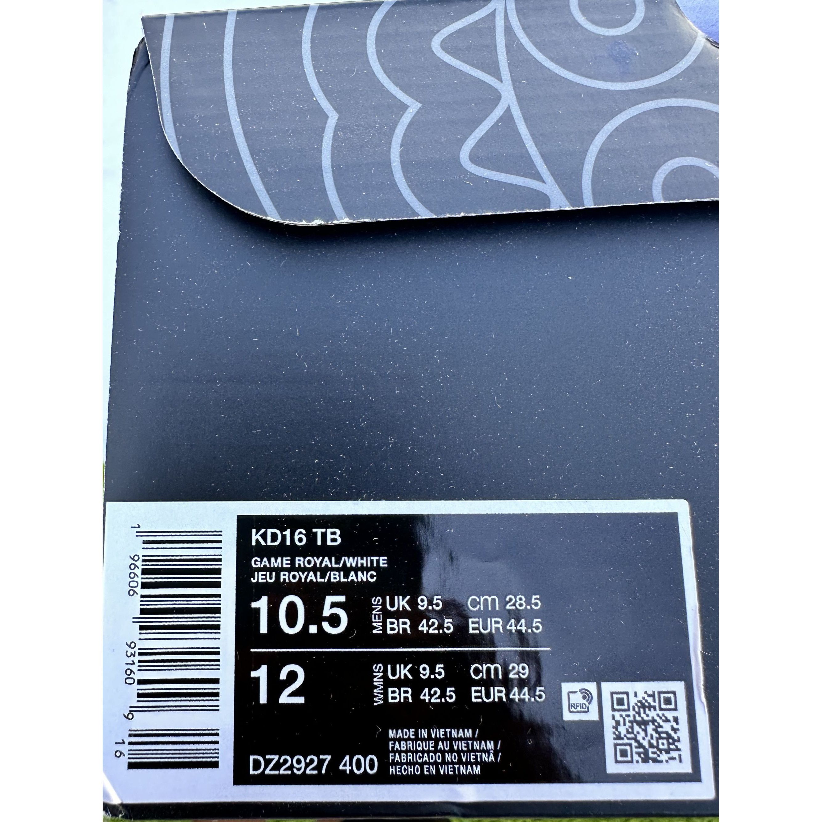 Nike KD16 TB Basketball Shoes (Size 10.5 Mens, 12 Womens) Size US 10.5 / EU 43-44 - 9 Thumbnail