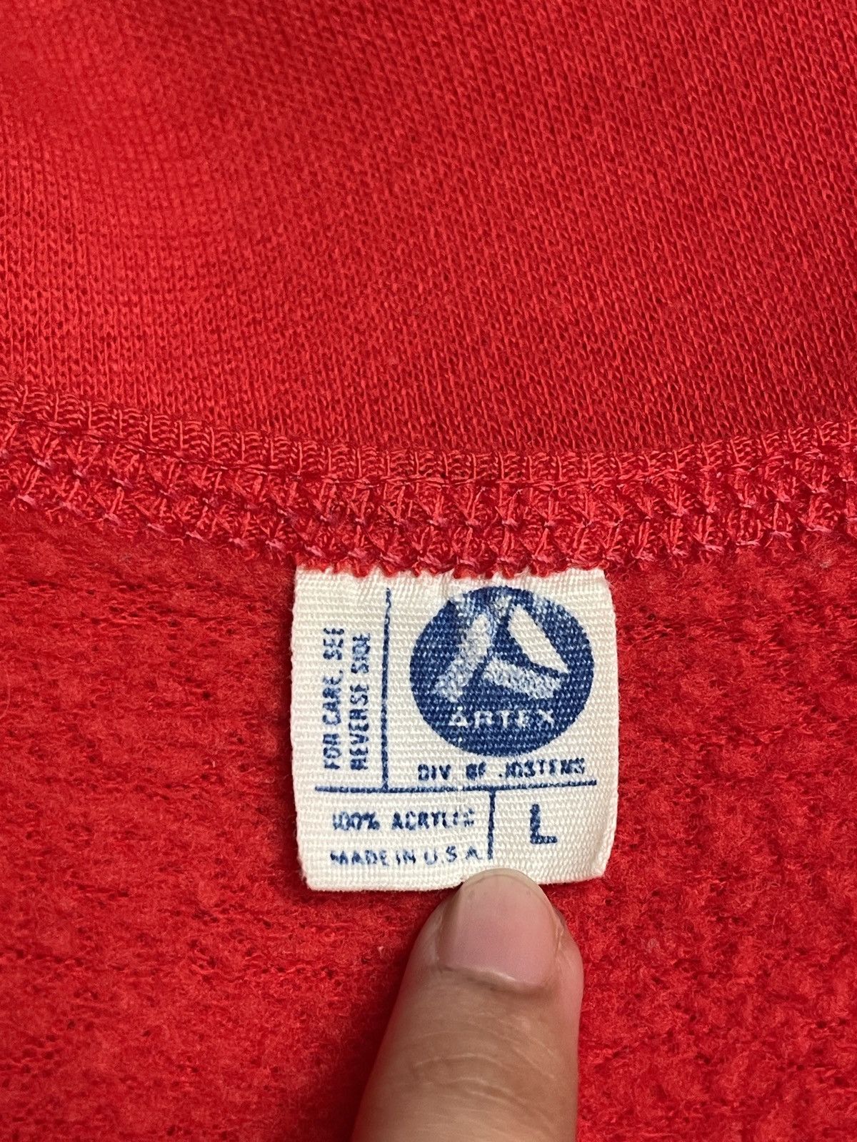 Vintage Vintage Artex Made In Usa Two Tone Sweatshirt 1980s Size US L / EU 52-54 / 3 - 11 Thumbnail