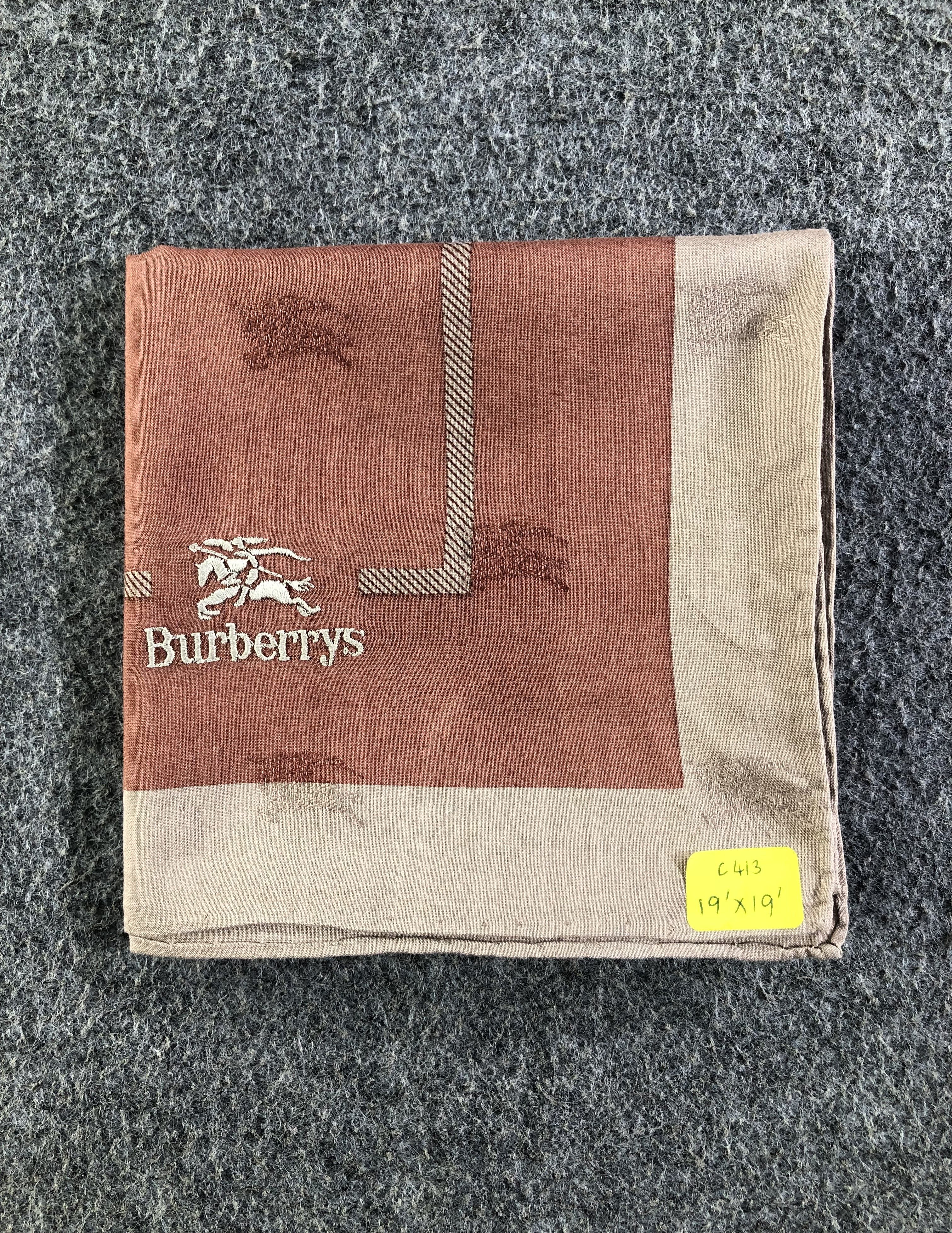 Burberry Burberrys Handkerchief / Bandana / Neckerchief C413 Size ONE SIZE - 6 Thumbnail