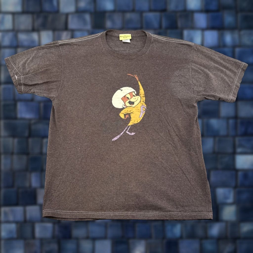 Vintage VINTAGE Hanna Barbera T-Shirt Size L Men Atom Crew Neck Short Sleeve Brown 90% Cotton 10% Poly Graphic Print TV Show Promo Man Mens Size US L / EU 52-54 / 3 - 1 Thumbnail