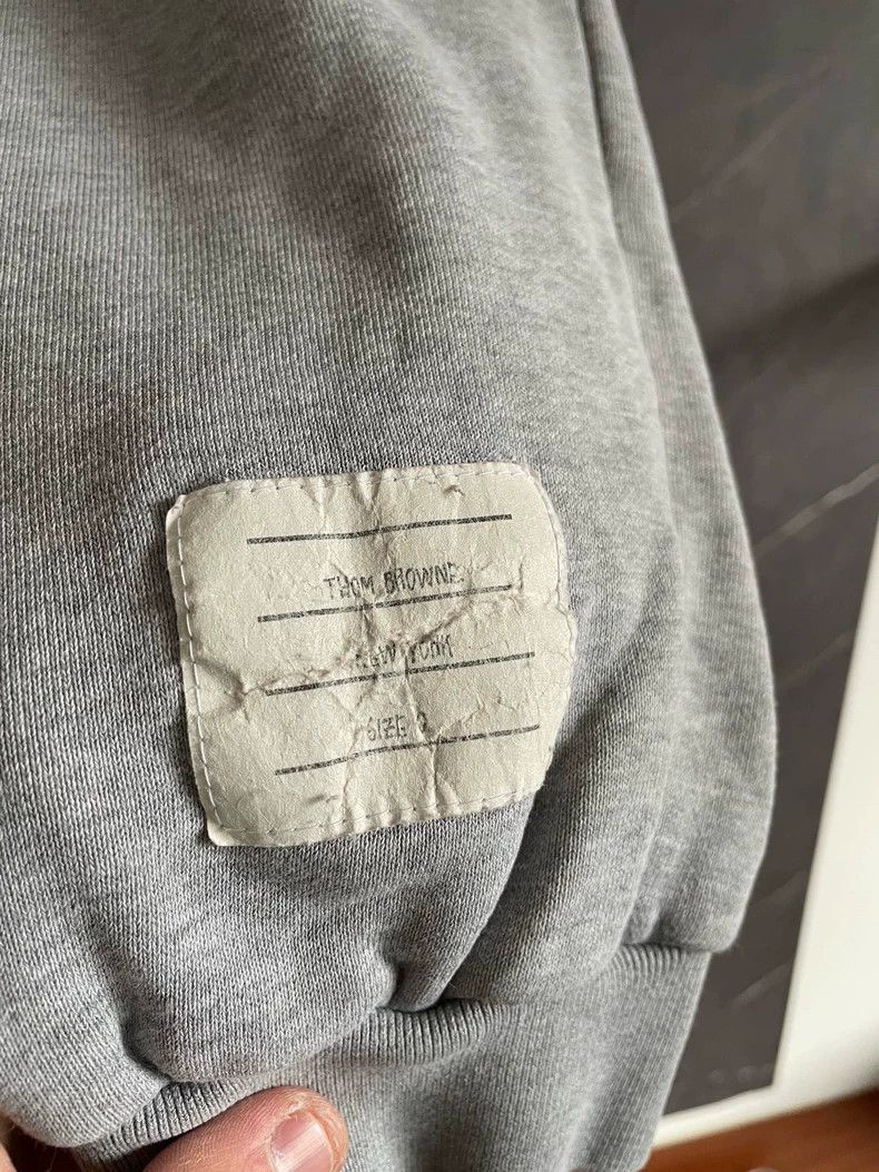 Thom Browne Thom Browne Gray sweatpants Size US 38 / EU 54 - 2 Thumbnail
