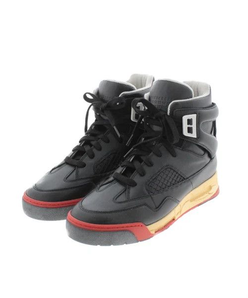 Maison Margiela o1y1124 Leather Hi-Top Sneakers In Multicolor Size US 6 / EU 39 - 1 Thumbnail