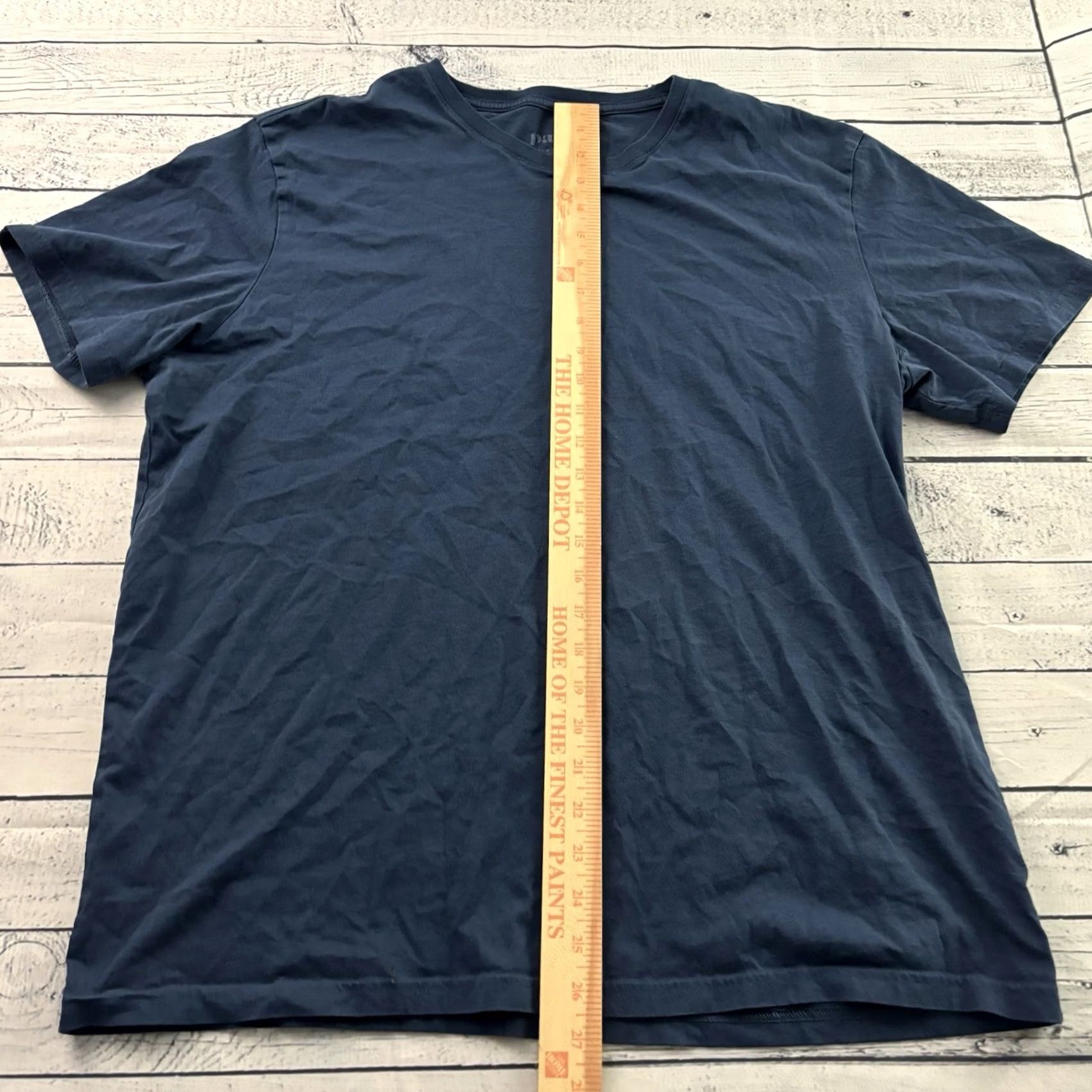Vintage Pact T-Shirt Men Large Blue Short Sleeve Organic Cotton Blank Shirt Size US L / EU 52-54 / 3 - 3 Thumbnail